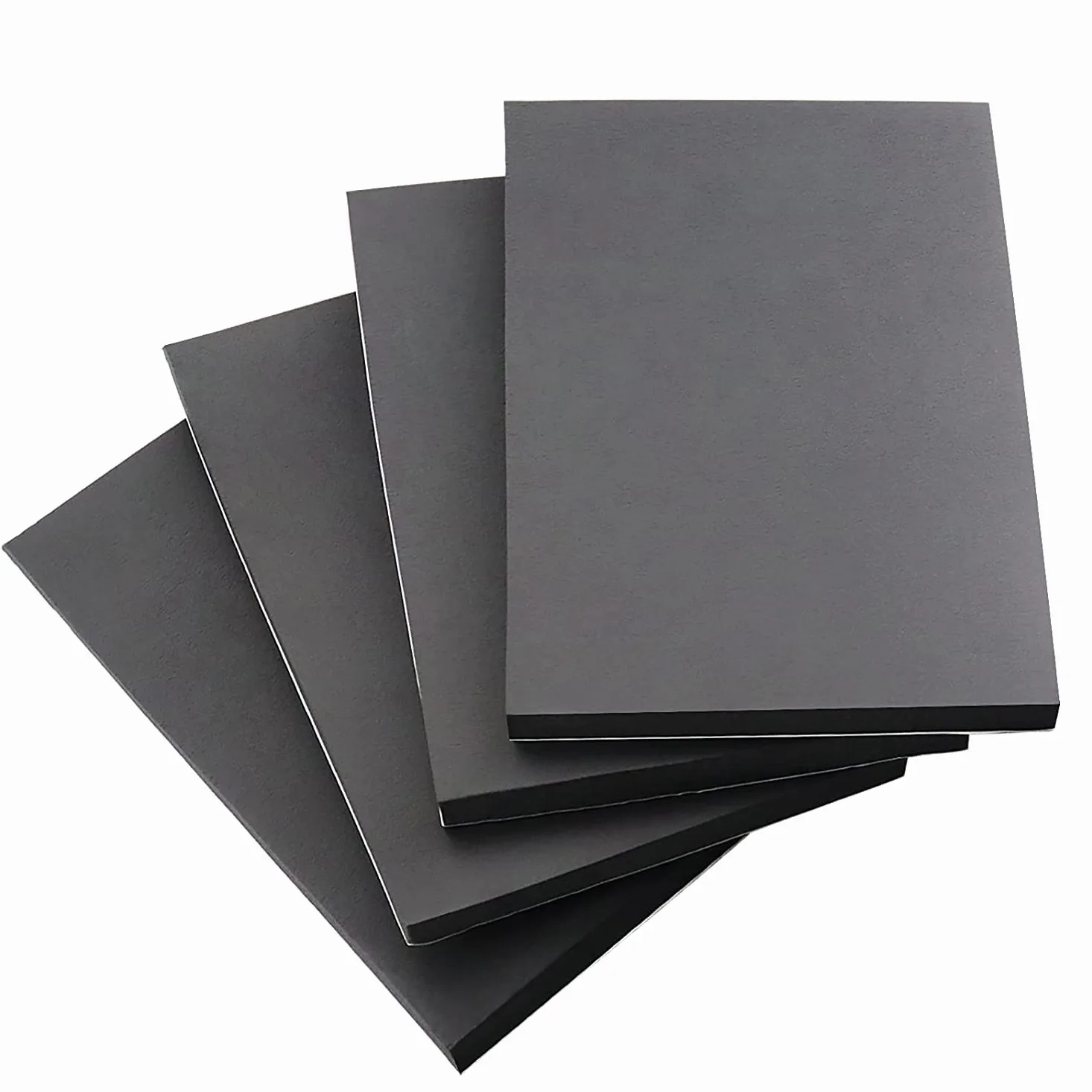4 placas de espuma autoadhesivas, color negro, 300 mm de largo x 200 mm de ancho x 20 mm de grosor, con parte trasera adhesiva, alfombrilla antideslizante de espuma para muebles