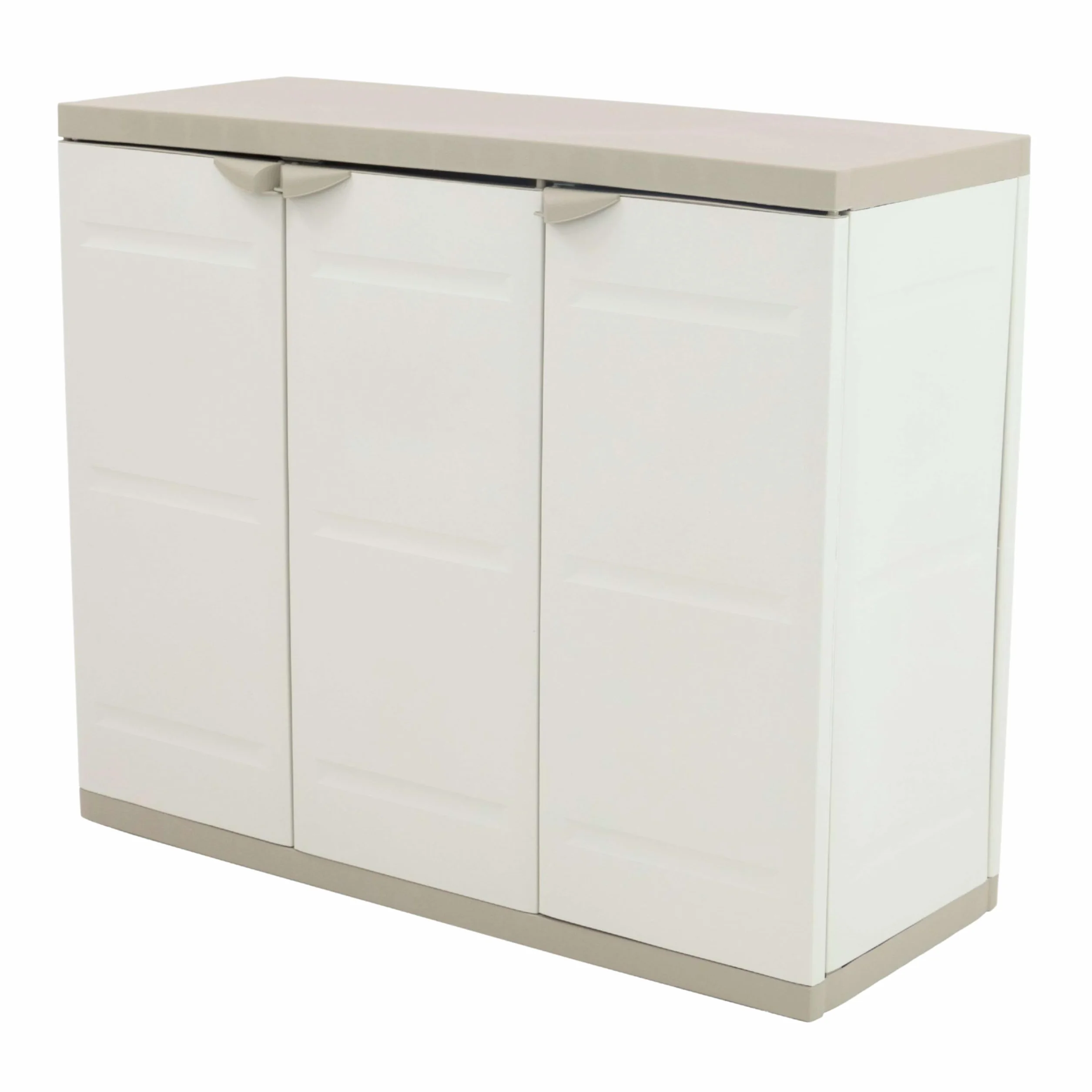 Plastiken Titanium Armarios Beige 105x44x88 cm