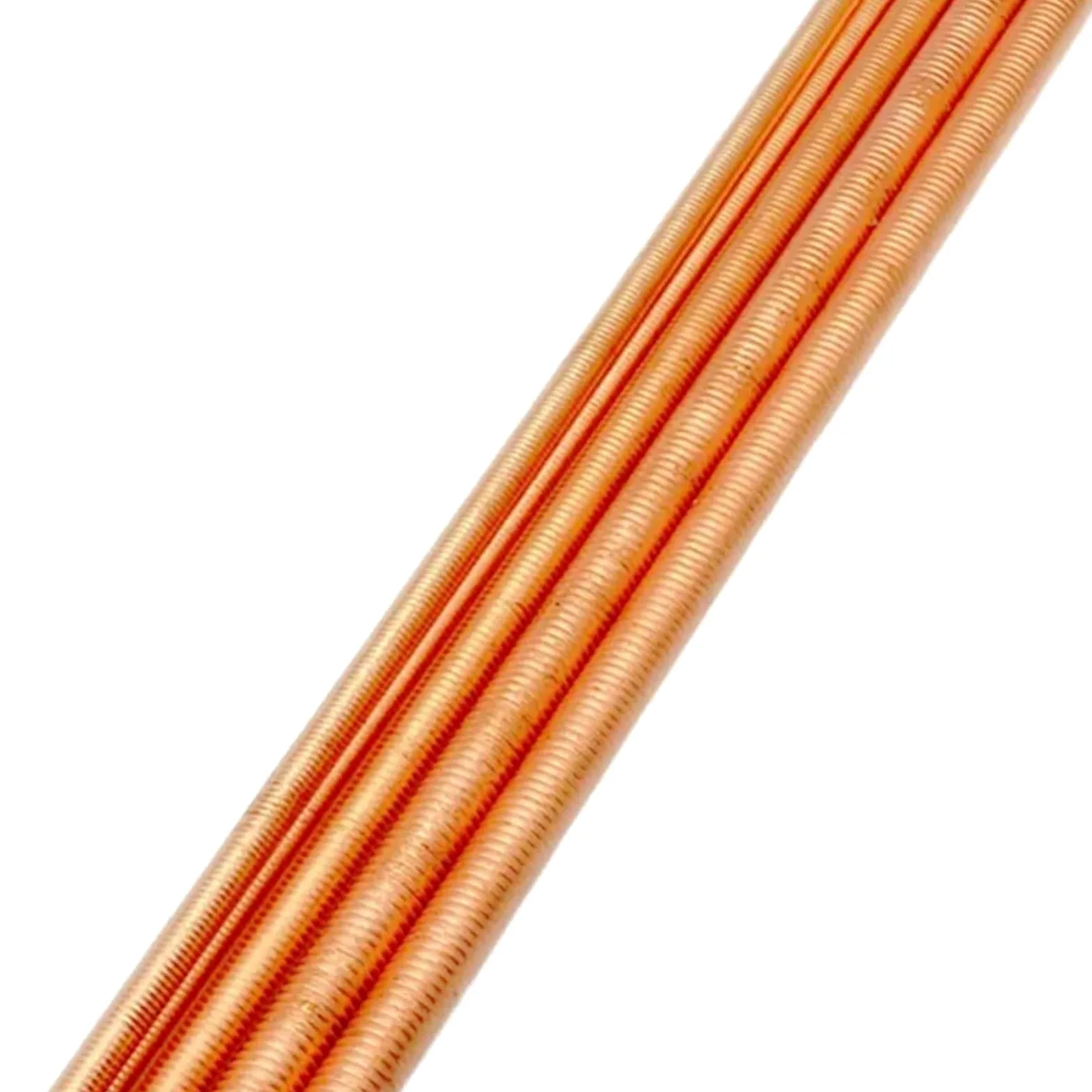 Varillas roscadas de cobre, barras, espárragos, espárragos, varilla roscada completa(200mm,M6)