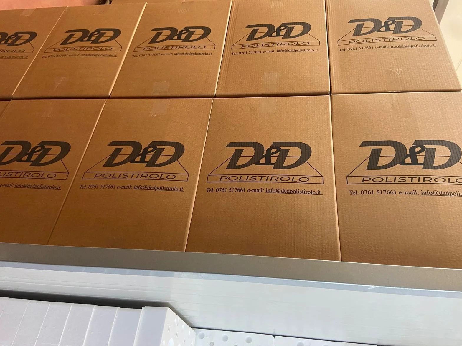 D. & D. Polistirolo® Hoja de poliestireno 100 x 50 cm 15 kg/m³ 8 placas de 2 cm