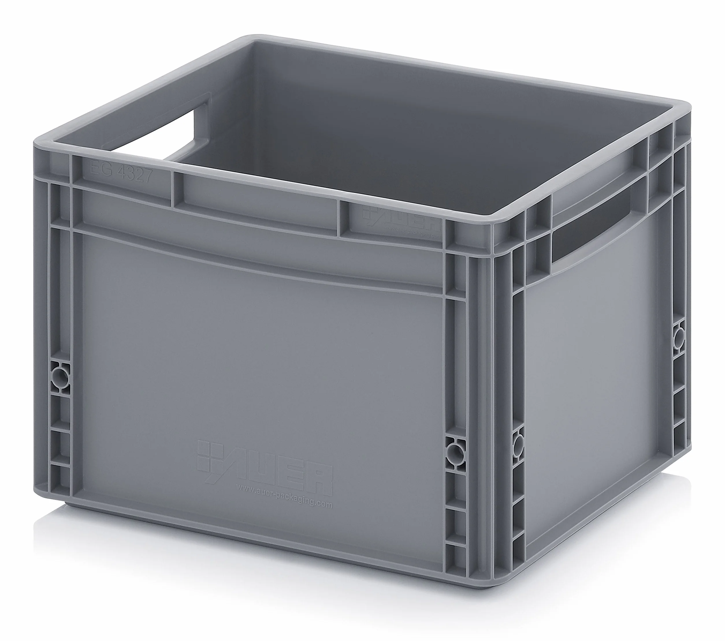 Auer Packaging Eurobox Eurobox - Contenedor (40 x 30 x 27 cm, incluye metro plegable)