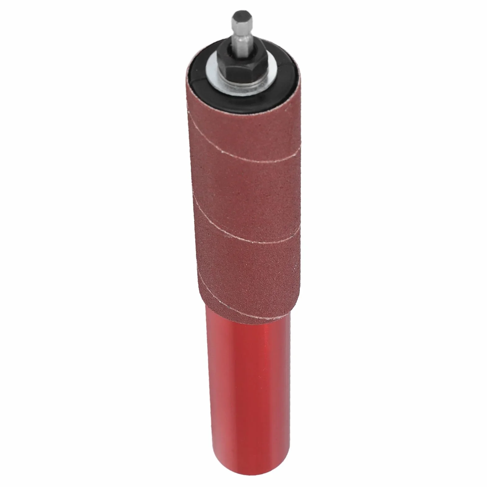 Juego de Tambor de Lijado de Óxido de Aluminio, Adaptador para Taladro con 100 Hojas, Amoladora para Uñas de Perros y Pulido de Madera Metal