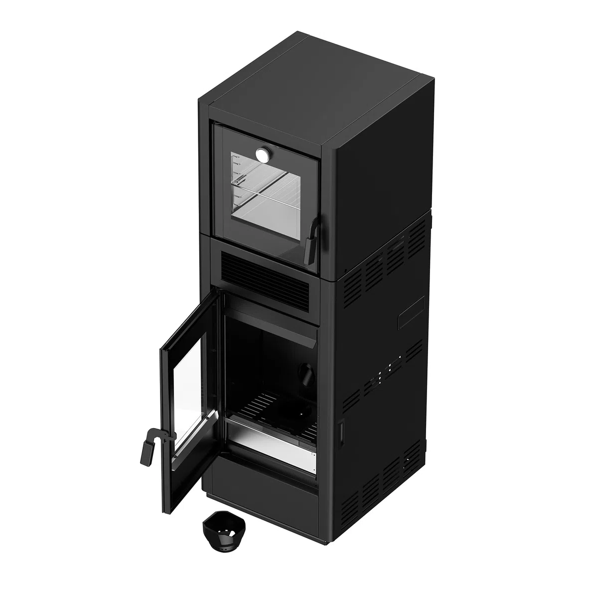 Estufa de pellets impermeable con horno Ardoria 13 kW Sannover + kit de instalación