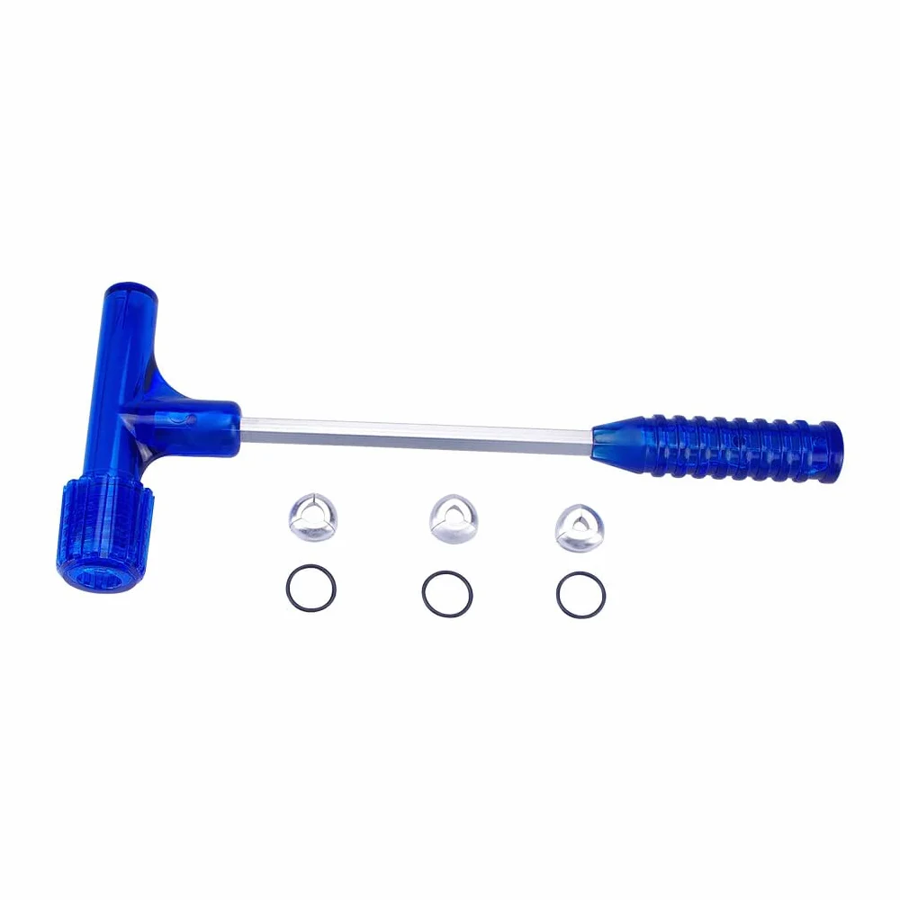IOIUSKKU Martillo extractor de balas de impacto con tres juegos, herramienta manual de seguridad, agarre cómodo, taller de reparación multifuncional de resistencia, Azul