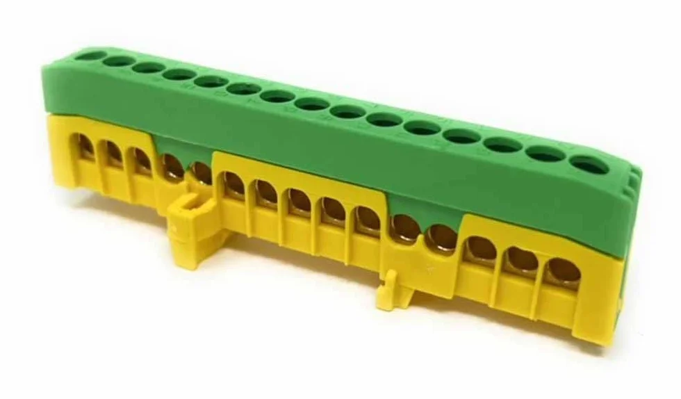 Pollmann PE15-F2 - Abrazadera de seguridad (1 unidad), color verde y amarillo