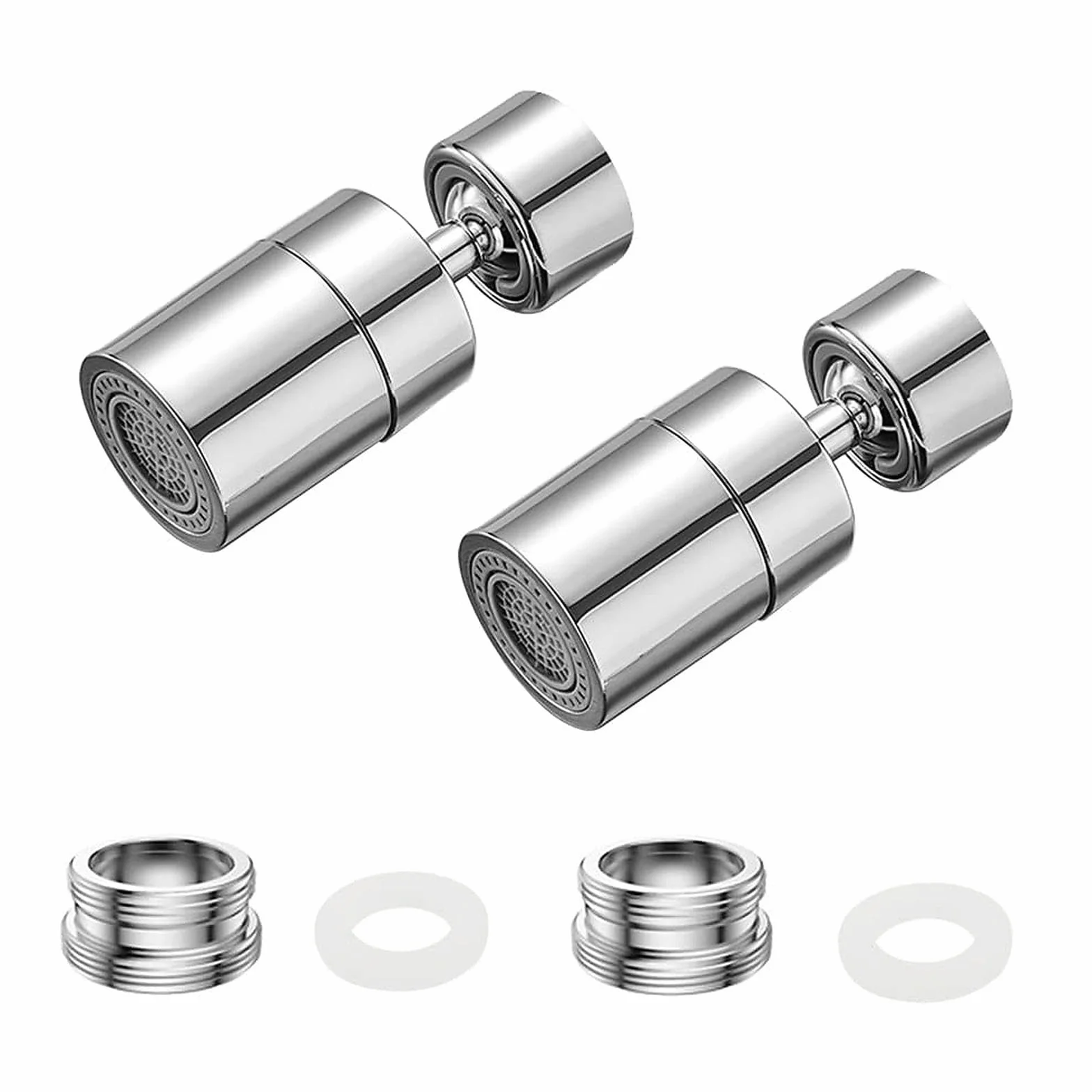 Aireador de Grifo Giratorio 360 Latón 2 Modos M22 M24 Difusor Cocina