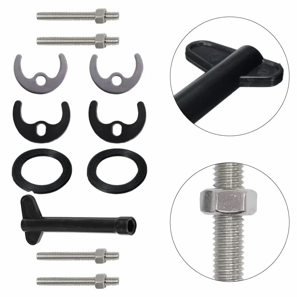 20 piezas de accesorios de reparación de grifo, llave M10 monobloc, kit de fijación de grifo monobloc, soporte de cocina, piezas de reparación de fregadero para cocina, baño, lavabo