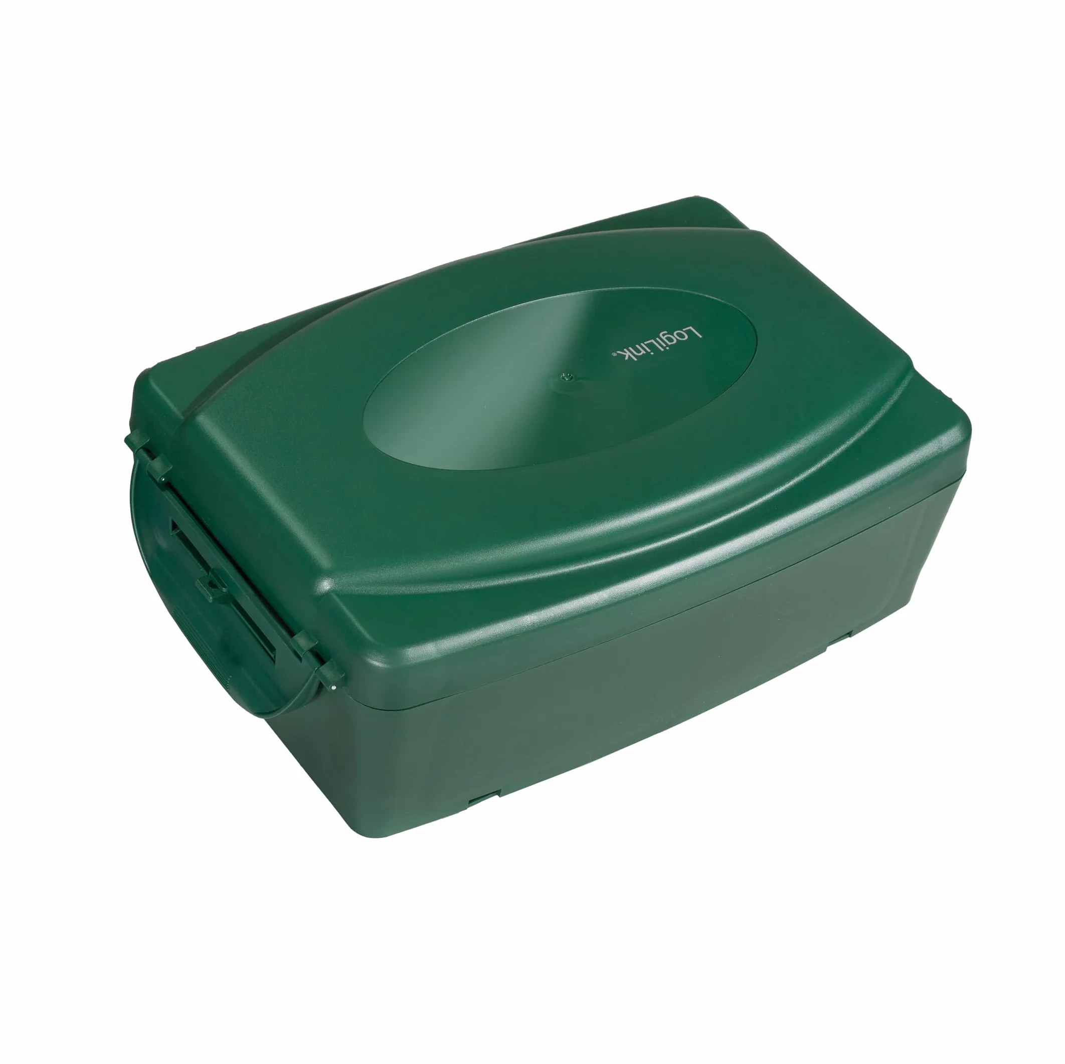 Logilink - Caja electrónica Resistente a la Intemperie para Uso en Exteriores en Verde con protección contra el Polvo y Salpicaduras (IP54), 32 x 21 x 11,5 cm