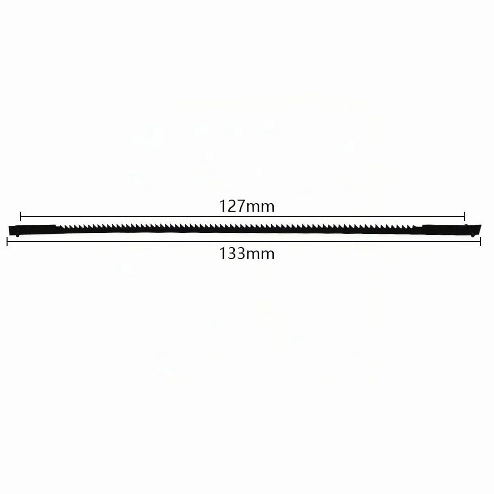 Hojas de Sierra de Marquetería 132 mm 10/15/18/24 Dientes para Madera Plástico Metal Blando