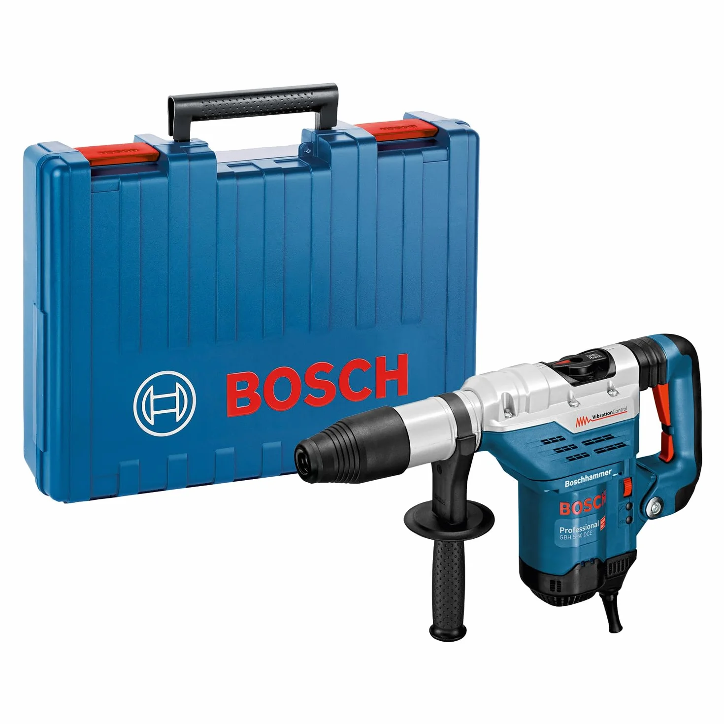 Bosch Professional martillo perforador GBH 5-40 DCE (SDS plus incl. empuñadura auxiliar, maletín)