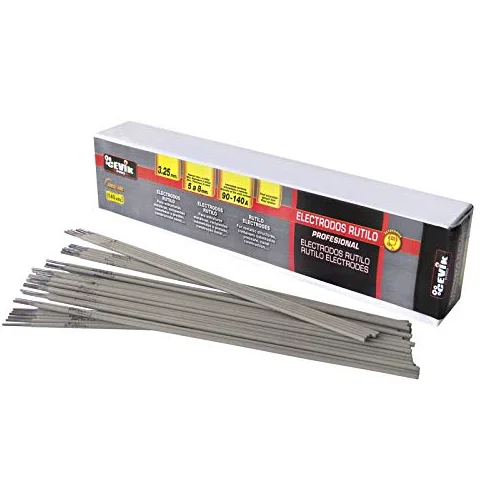 CEVIK PRO - Electrodos Soldadura 3,25 mm - Pack 140 Unidades - Soldadura MMA - AWS E6013 - Rutilo Accesorios Soldadura Electrodo - Arco Estable - Fácil Encendido - Soldadores Domésticos/Profesionales