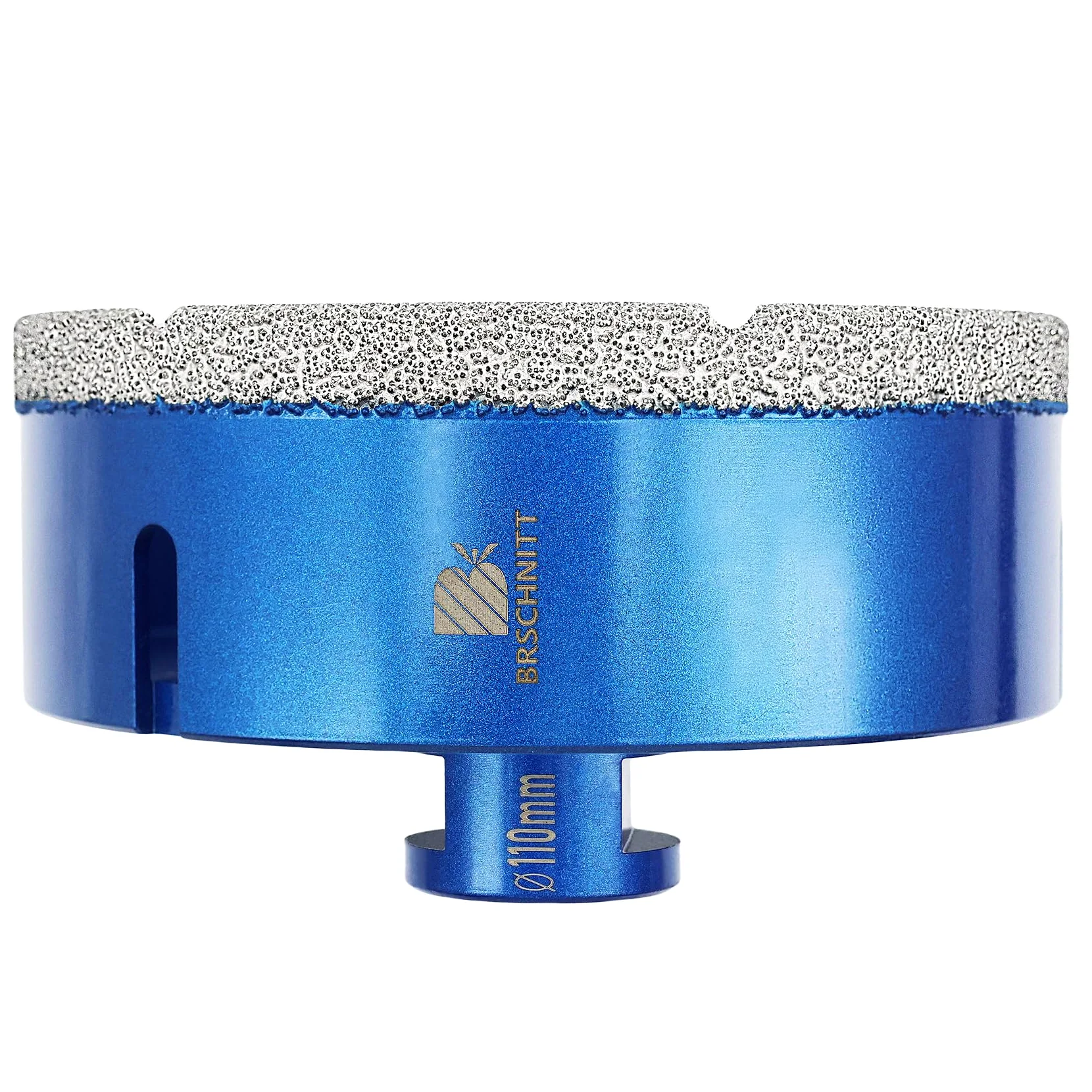 Broca de Diamante 110MM - BRSCHNITT Vacío Soldadura para Perforación en Seco Porcelana Azulejo Granito Mármol M14