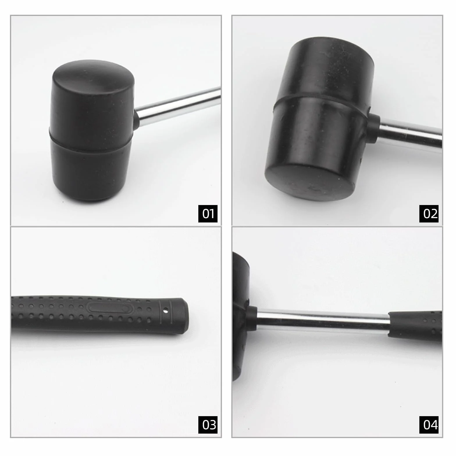 Kit de 3 herramientas de acristalamiento de ventanas, kit de herramientas de acristalamiento, mazo de goma, kit de funciones para ventanas (13 en 1) y pala de tiras, práctico paquete de herramientas