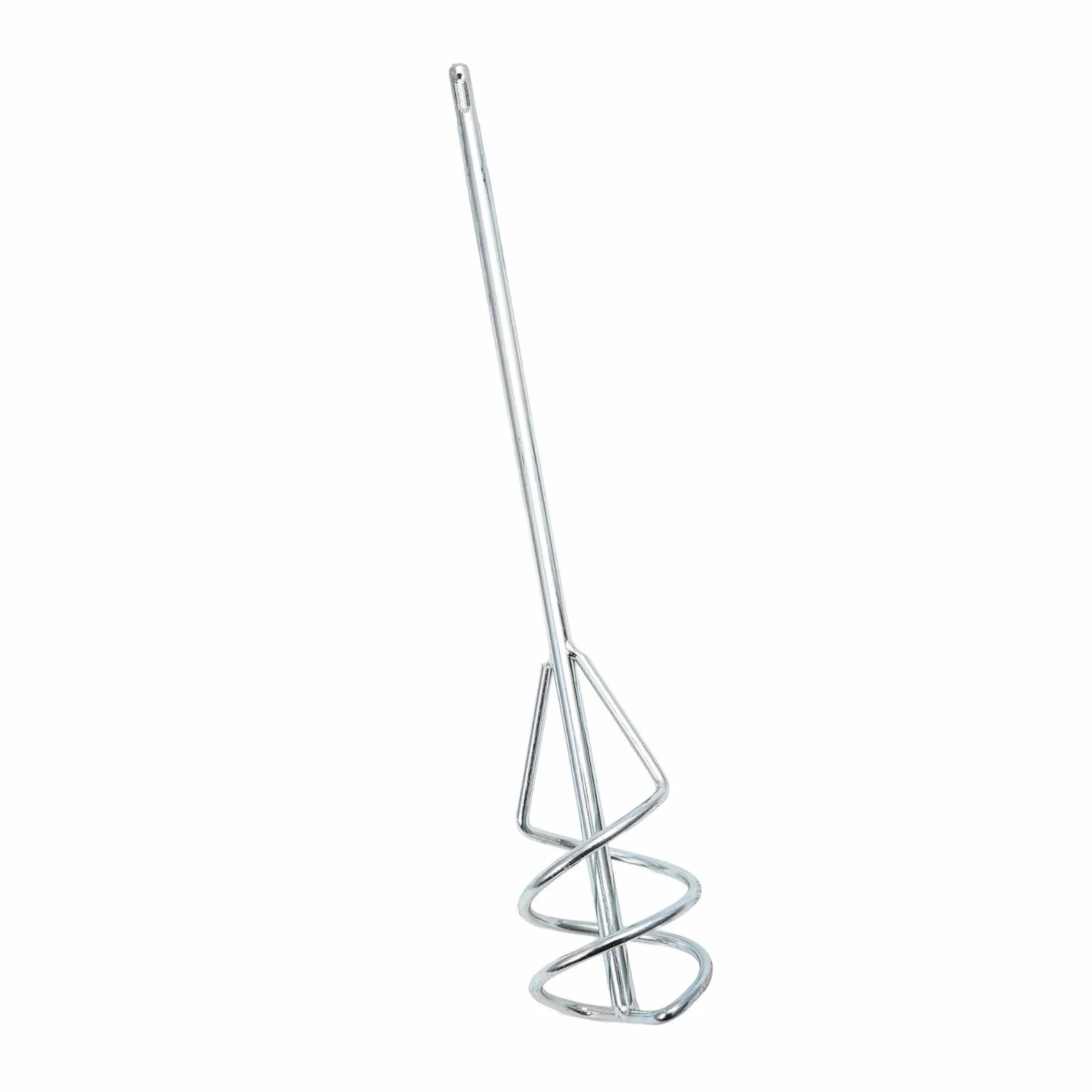 predolo Varilla para mezclar hormigón, varilla agitadora en espiral, resistente al óxido, fácil instalación, mezclador de pintura y yeso para taladro, 8cmx40cm