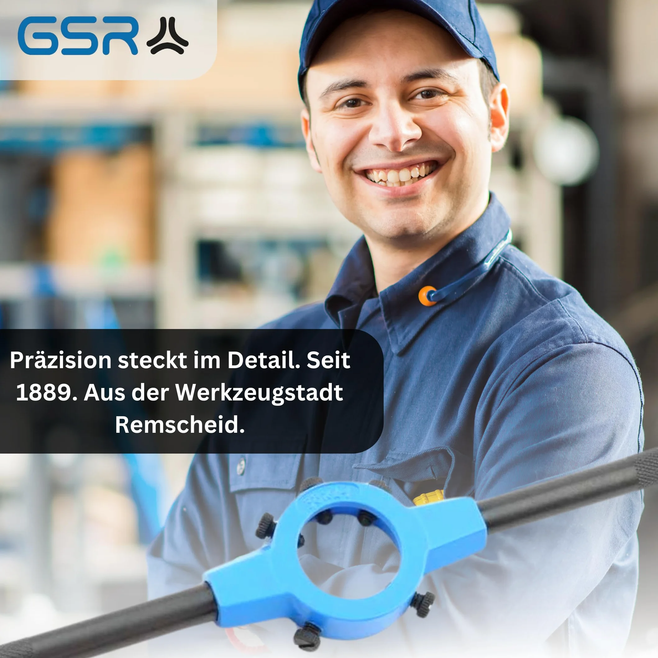 GSR Soporte para terrajas plateado (45 x 14) DIN EN 22568 (DIN 223), zinc fundido a presión, moleteado de las asas para un mejor agarre, acomodar terrajas redondas, herramientas de sujeción