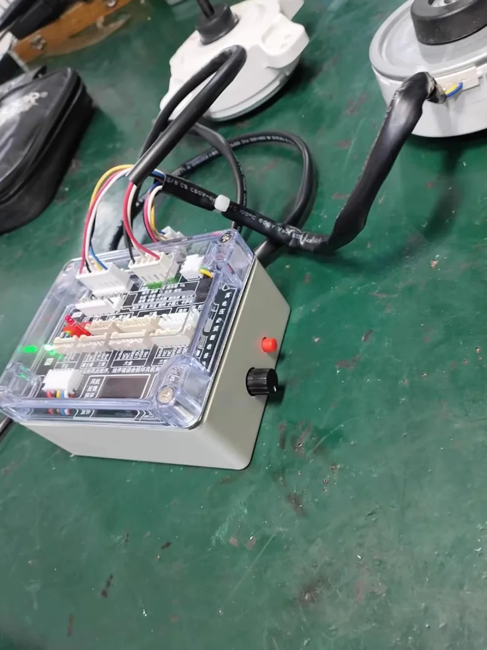 Comprobador de Motores de Ventilador de CC de 3 y 5 Cables para Aire Acondicionado, Protección contra Cortocircuitos y Ajuste de Velocidad para Diagnóstico de Motores HVAC