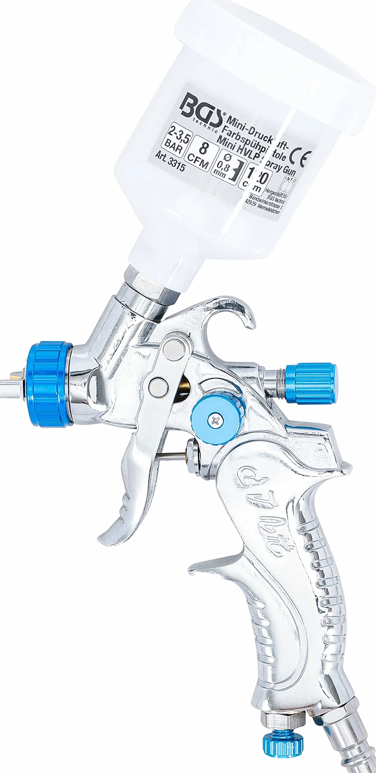BGS 3315 | Mini pistola de pintura | 120 cm³