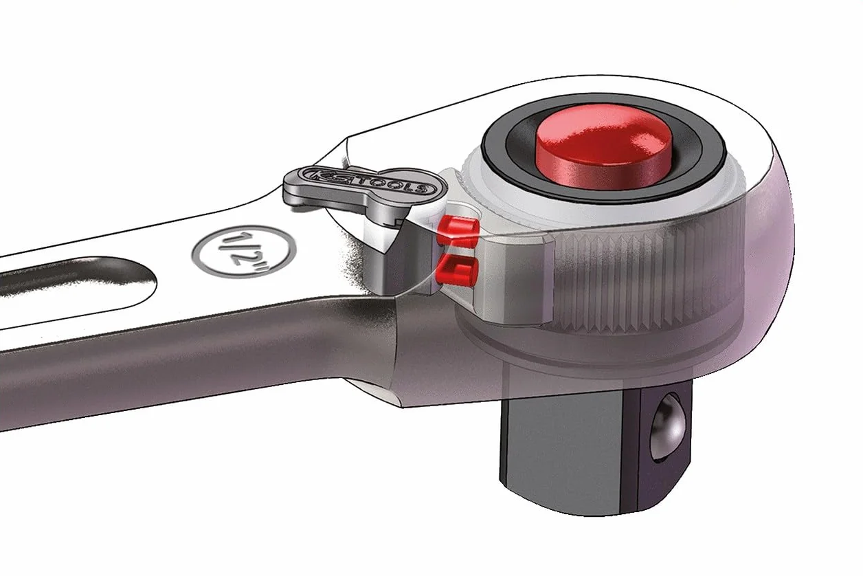 KS Tools 920.1290 Carraca reversible SlimPOWER 1/2"