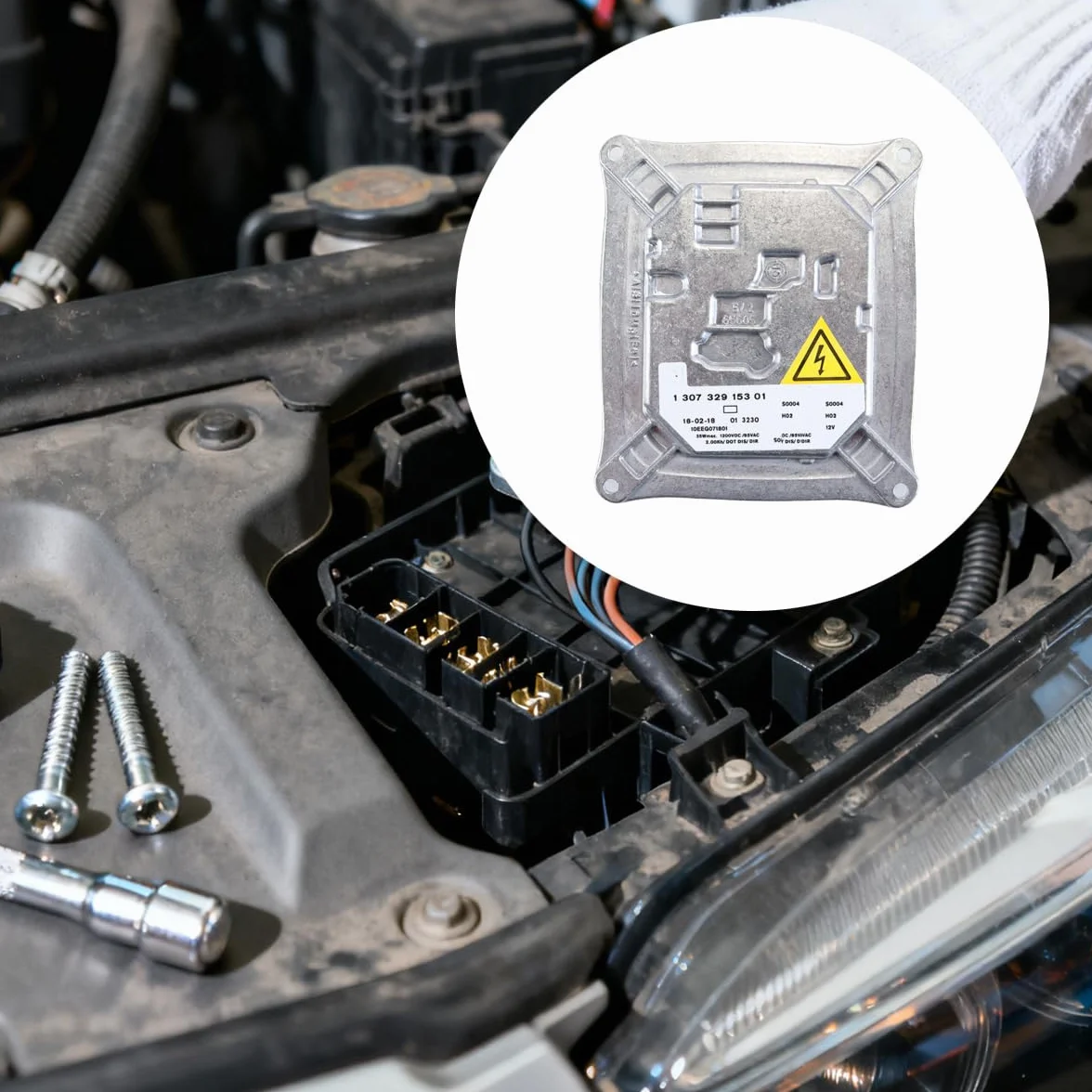 Módulo De Control De Faros Delanteros Con Balasto De Xenón HID, Módulo De Balasto De Faros BMW Para E90 E92 E93 63117182520