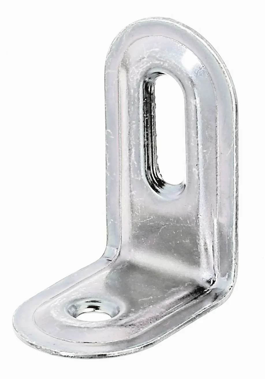 Alberts 847616 Escuadra regulable, Empotrada, Galvanizado, pasivado con capa gruesa, 40 x 22 x 28 mm, Juego de 50