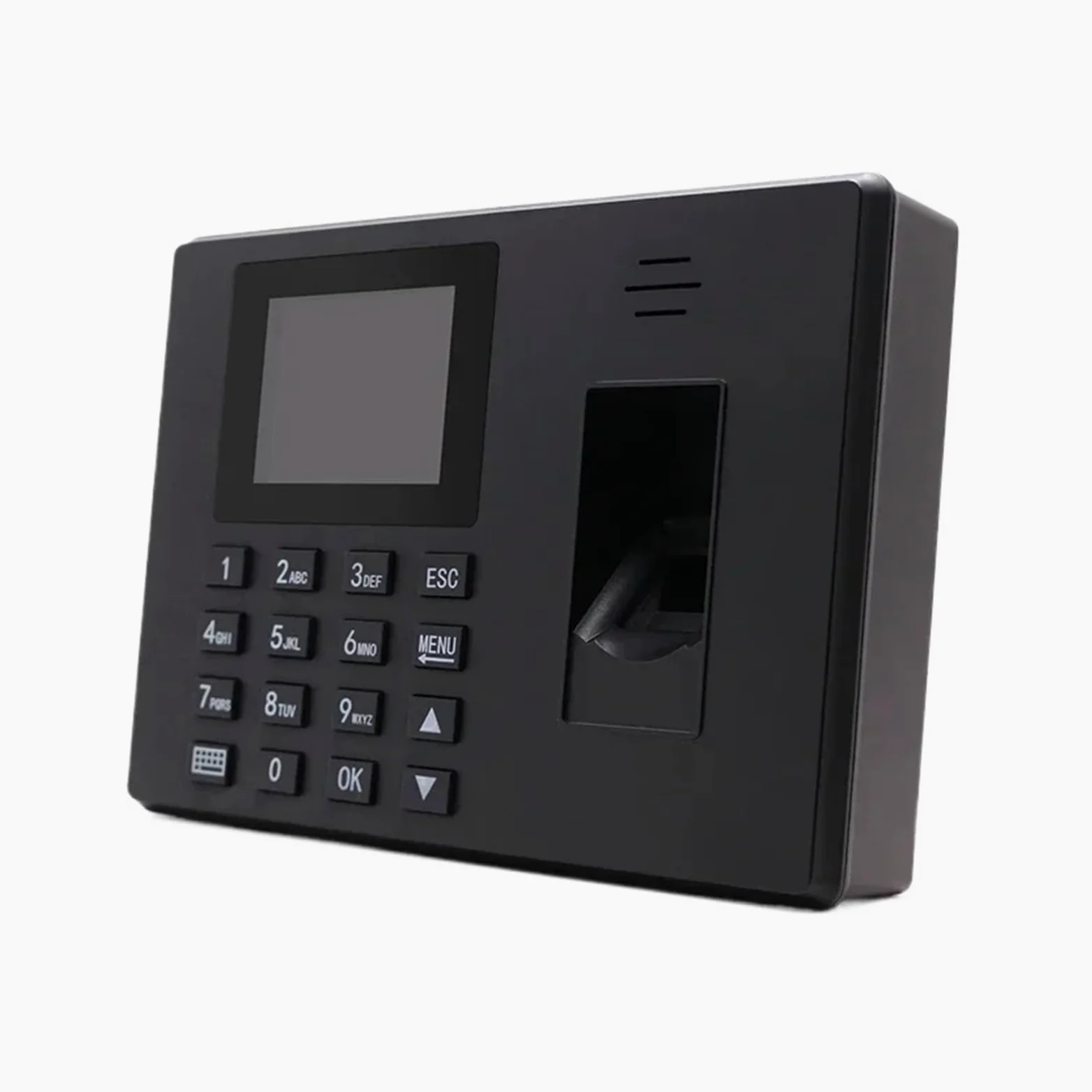 Reloj de Fichar, Reloj de tiempo USB con huella dactilar biométrica, grabadora de de asistencia de oficina, máquina de cronometraje for empleados, lector
