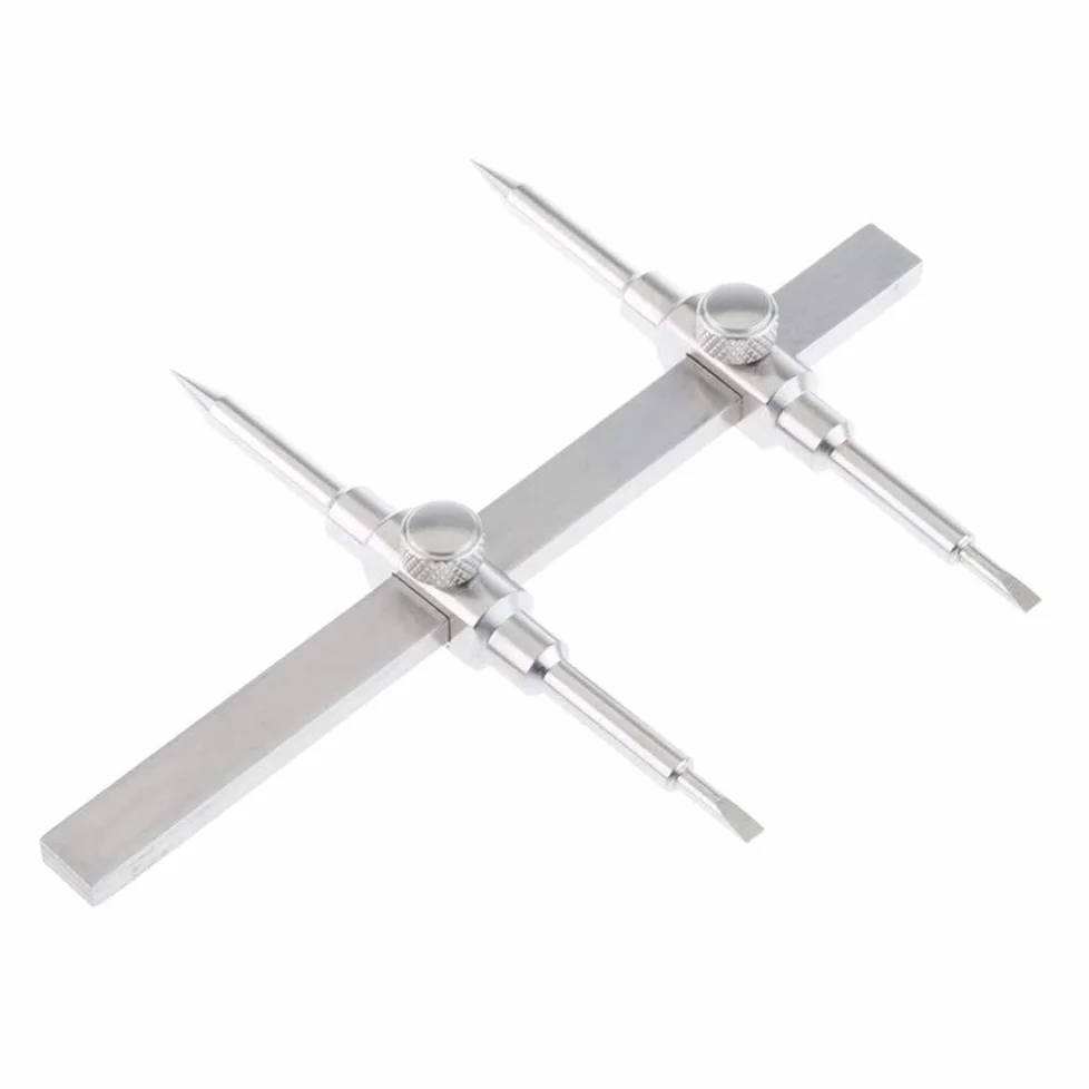 tooloflife Llave inglesa de lente, apertura ajustable de reparación lente de cámara de acero inoxidable compatible con herramienta para lente de cámara de 10 mm a 130 mm