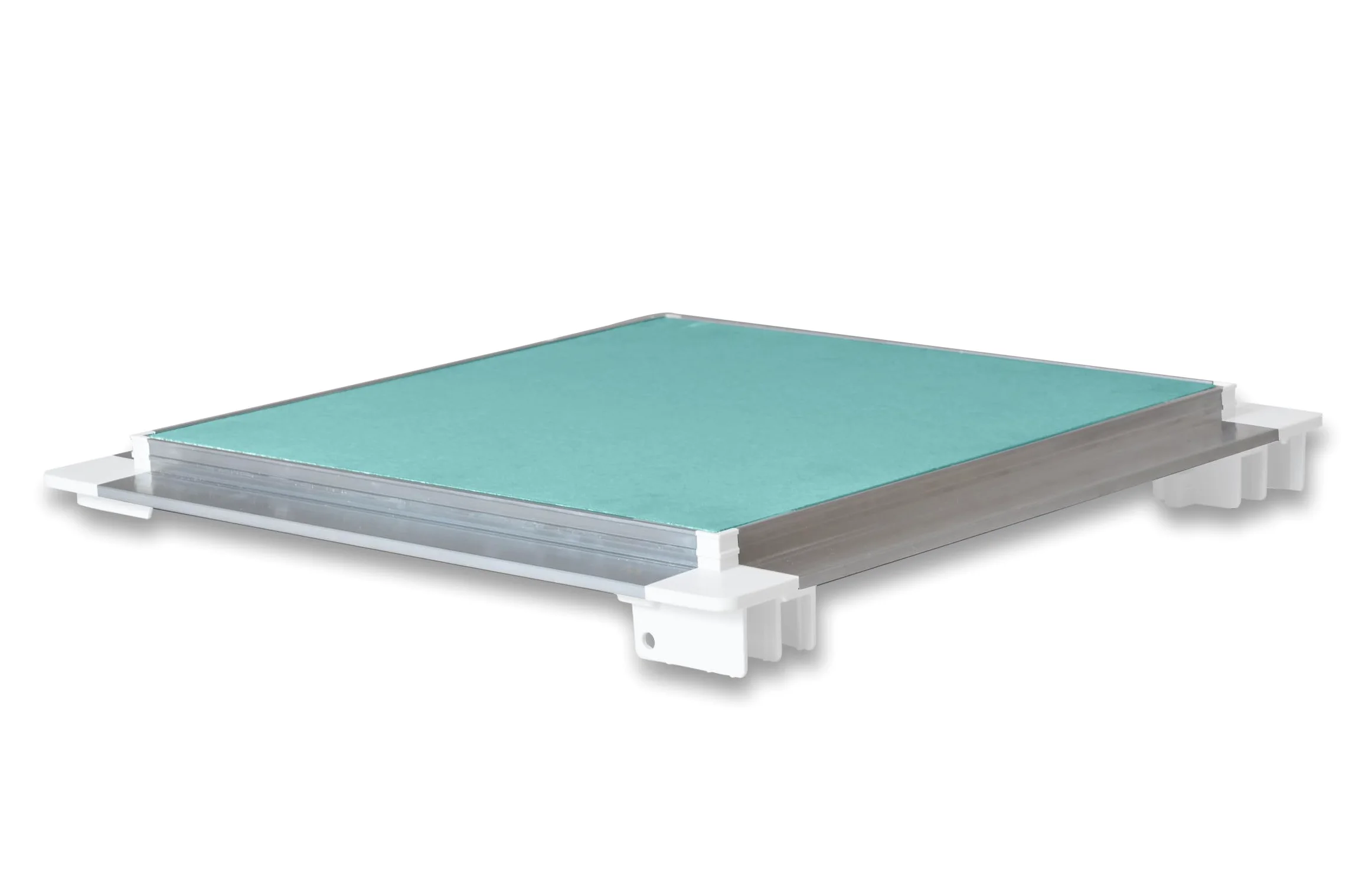 Trampilla de pladur para inspección de falso techo DOR IKA PLACA 13 mm - 1 PZ - 90 x 100 cm Marco de aluminio natural junta y puerta de cartón yeso NAMCP04065BD