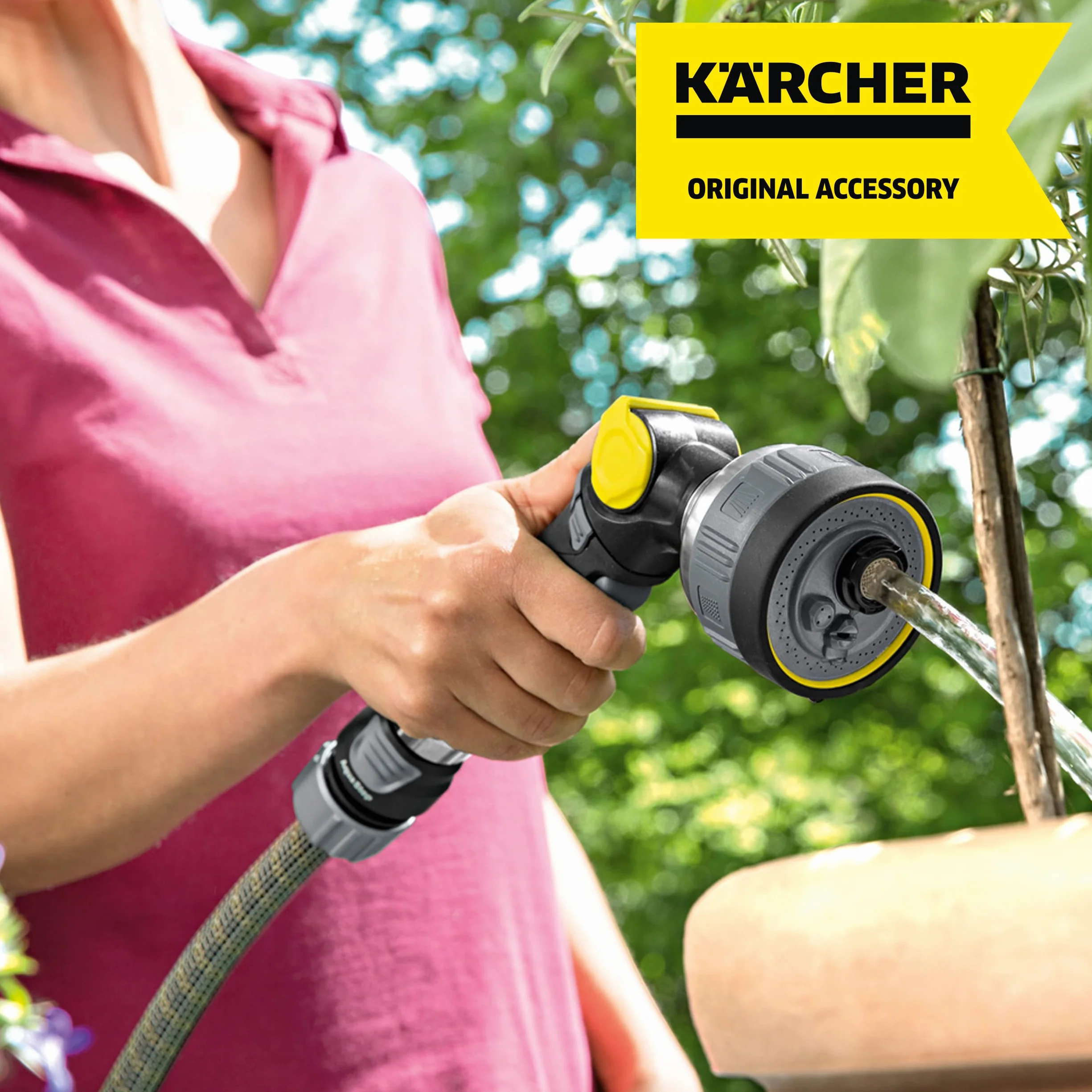 Kärcher Pistola de riego multifunción de metal Premium