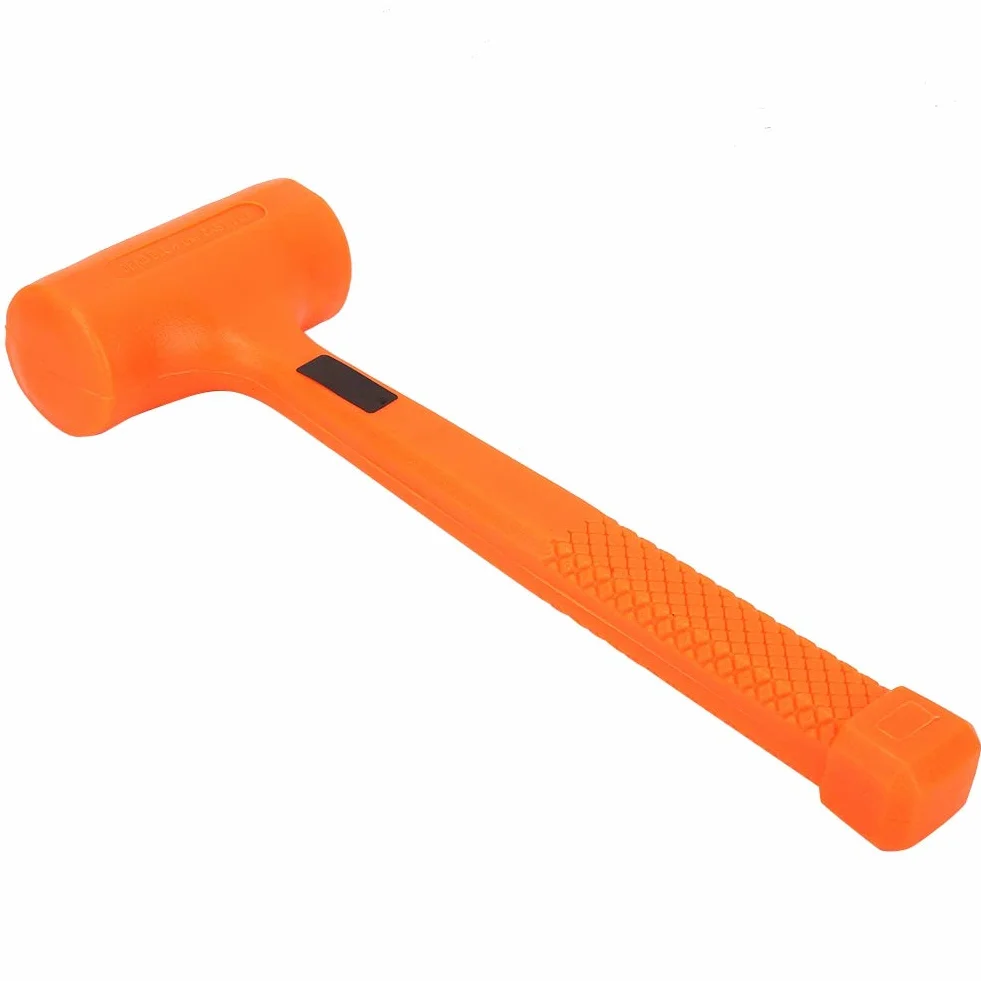 Martillo De Goma De Pvc De Cara Blanda,Mazo De Goma Práctico,Adecuado Para Petroquímicos, Minas De Carbón,A Prueba De Ácidos, Álcali, Sin Chispas(1LB)