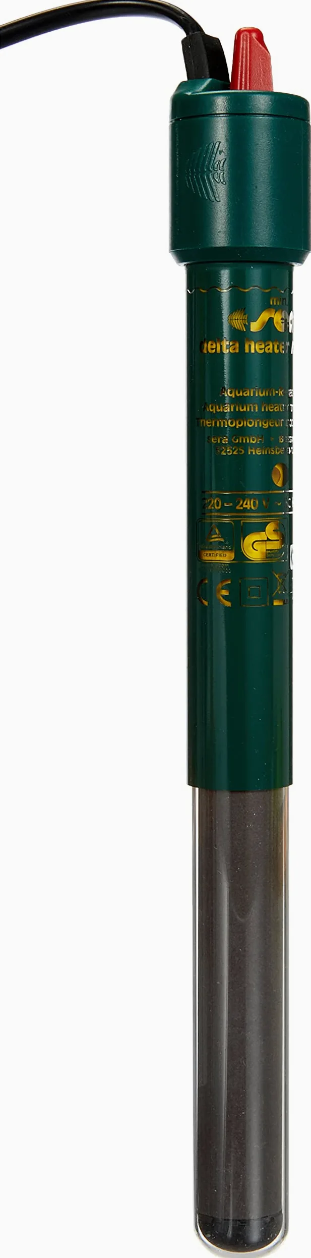 sera Delta Heater - Termocalentador Resistente a los Golpes, con diseño Especialmente Delgado y con protección contra el sobrecalentamiento