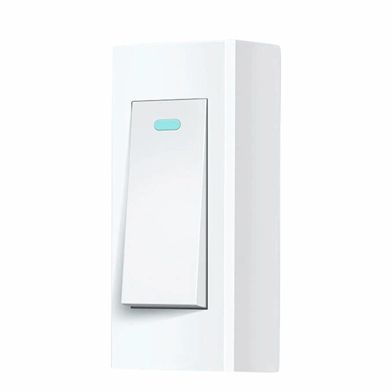 Interruptor de Pared Pequeño Botón Diseño Ultradelgado Interruptor Eléctrico para Lámpara de Hogar Uso Diario en Pared Pequeña Suministro de Luz