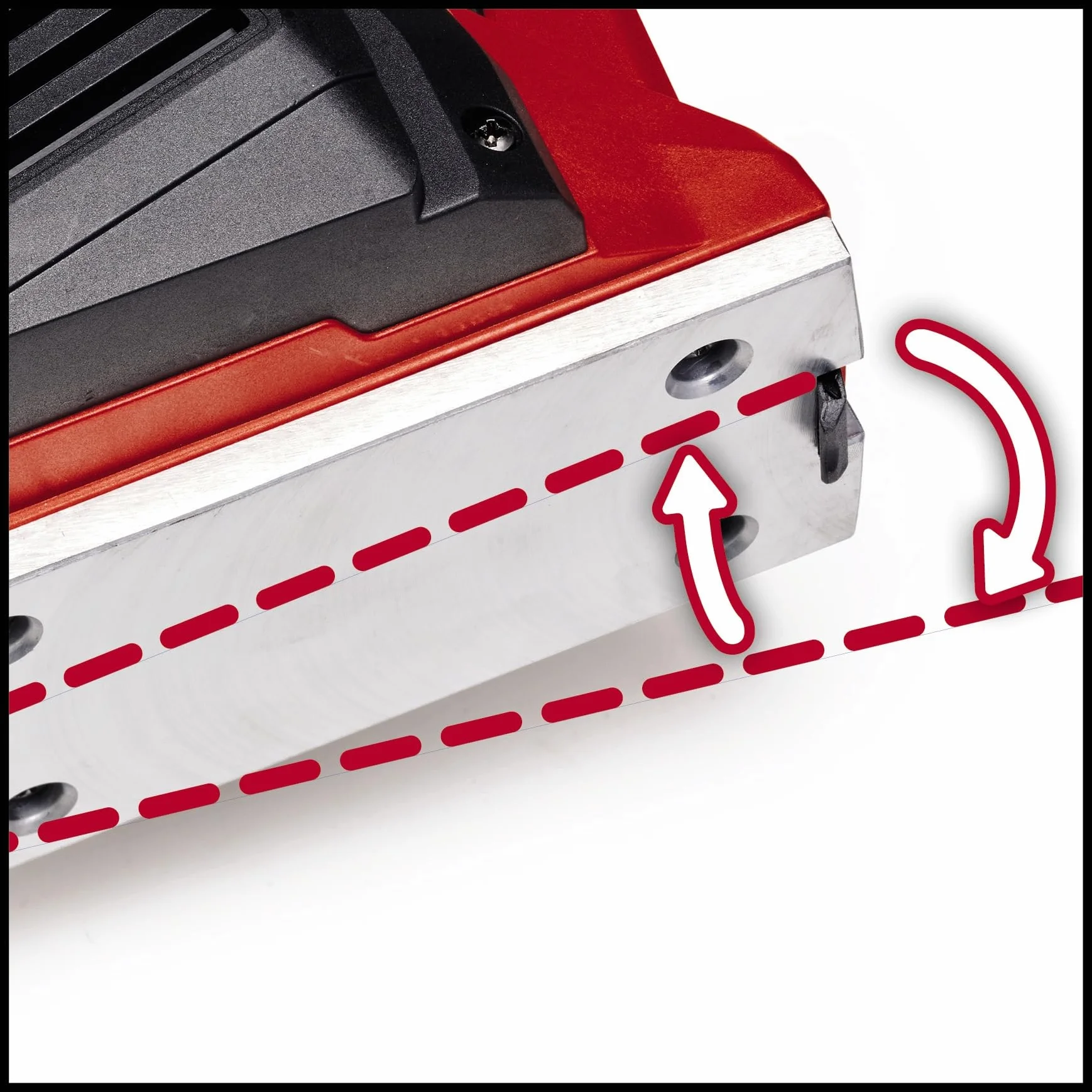 Einhell Cepillos eléctricos TE-PL 920 (920 W, profundidad de viruta hasta 3,5 mm, gran eje de cuchilla, zapata automática, incl. tope paralelo, adaptador de aspiración y 2 cuchillas reversibles TCT)