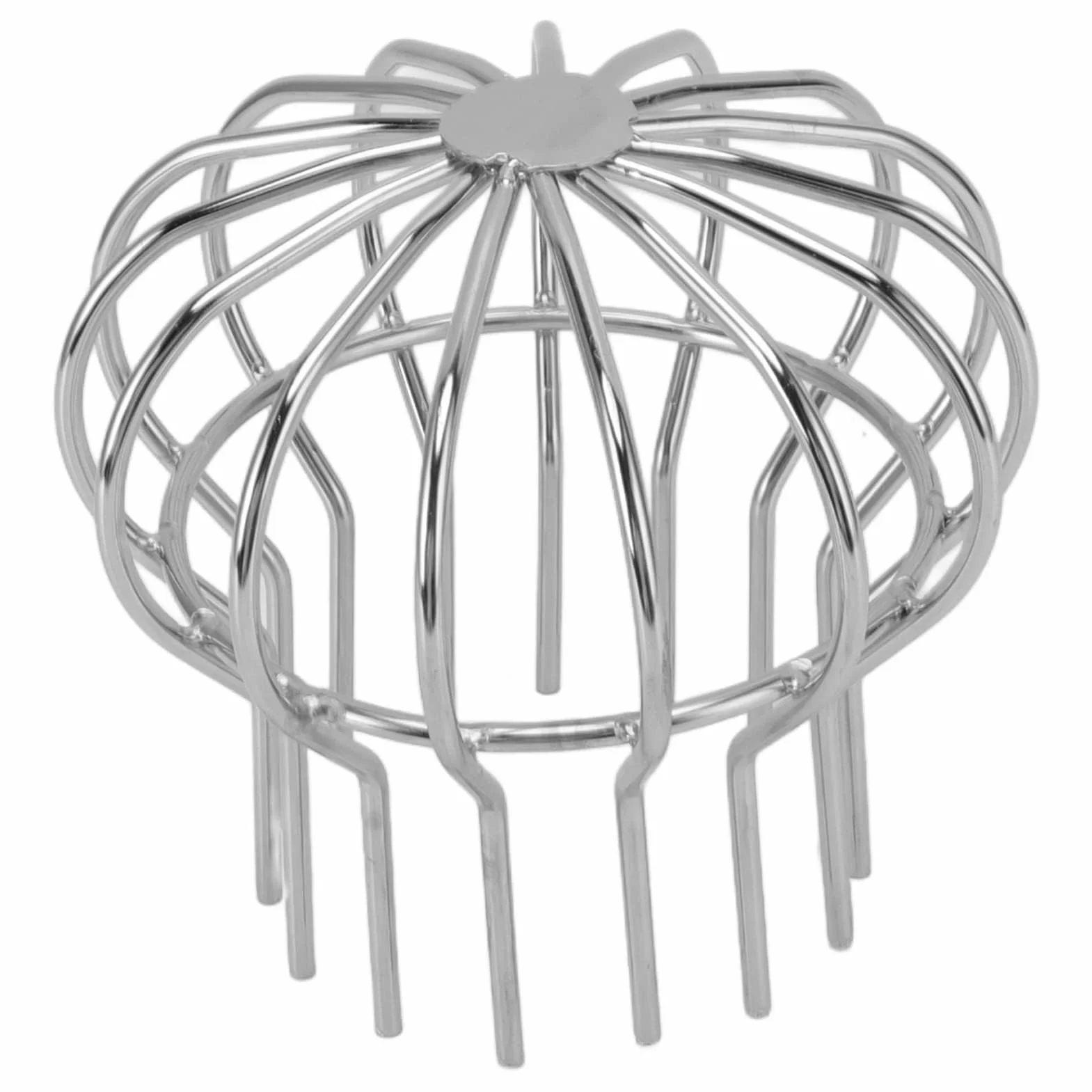 Protector de canalones de acero inoxidable, tapa de drenaje con línea antibloqueo para tejados exteriores, herramientas de limpieza de canalones, tapa de drenaje con línea antibloqueo(110 Tube)