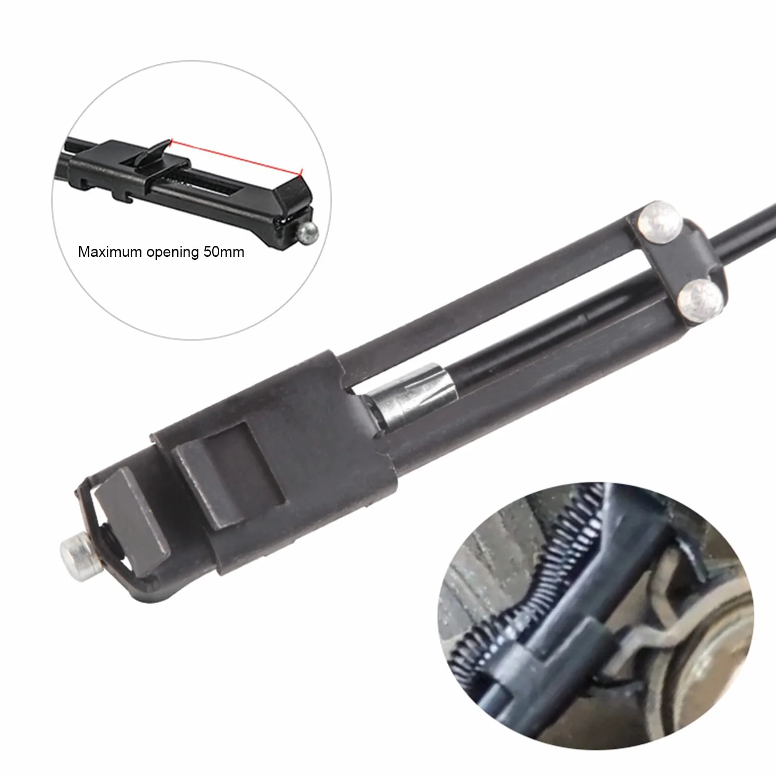 Alicates de Abrazadera de Manguera de Largo Alcance de Alambre Flexible Bootoow Alicate Abrazaderas con Cable de Alambre Abrazaderas para Mangueras Galvanizado
