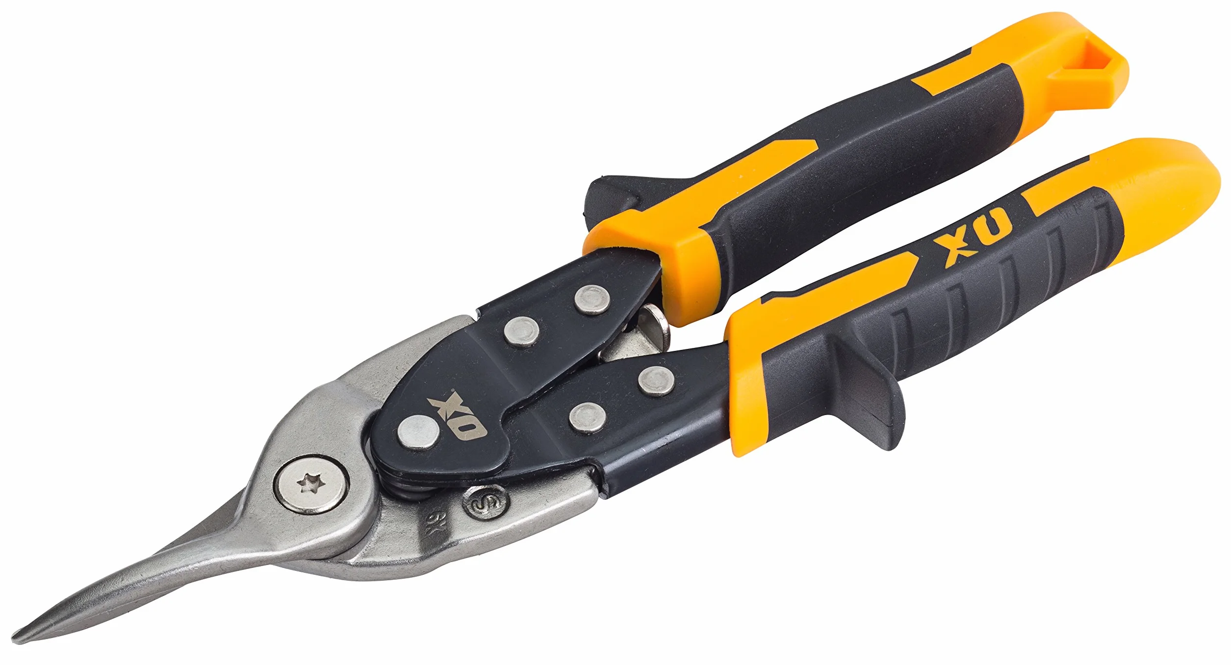 OX Pro Heavy Duty Aviation Snips Straight (Yellow)