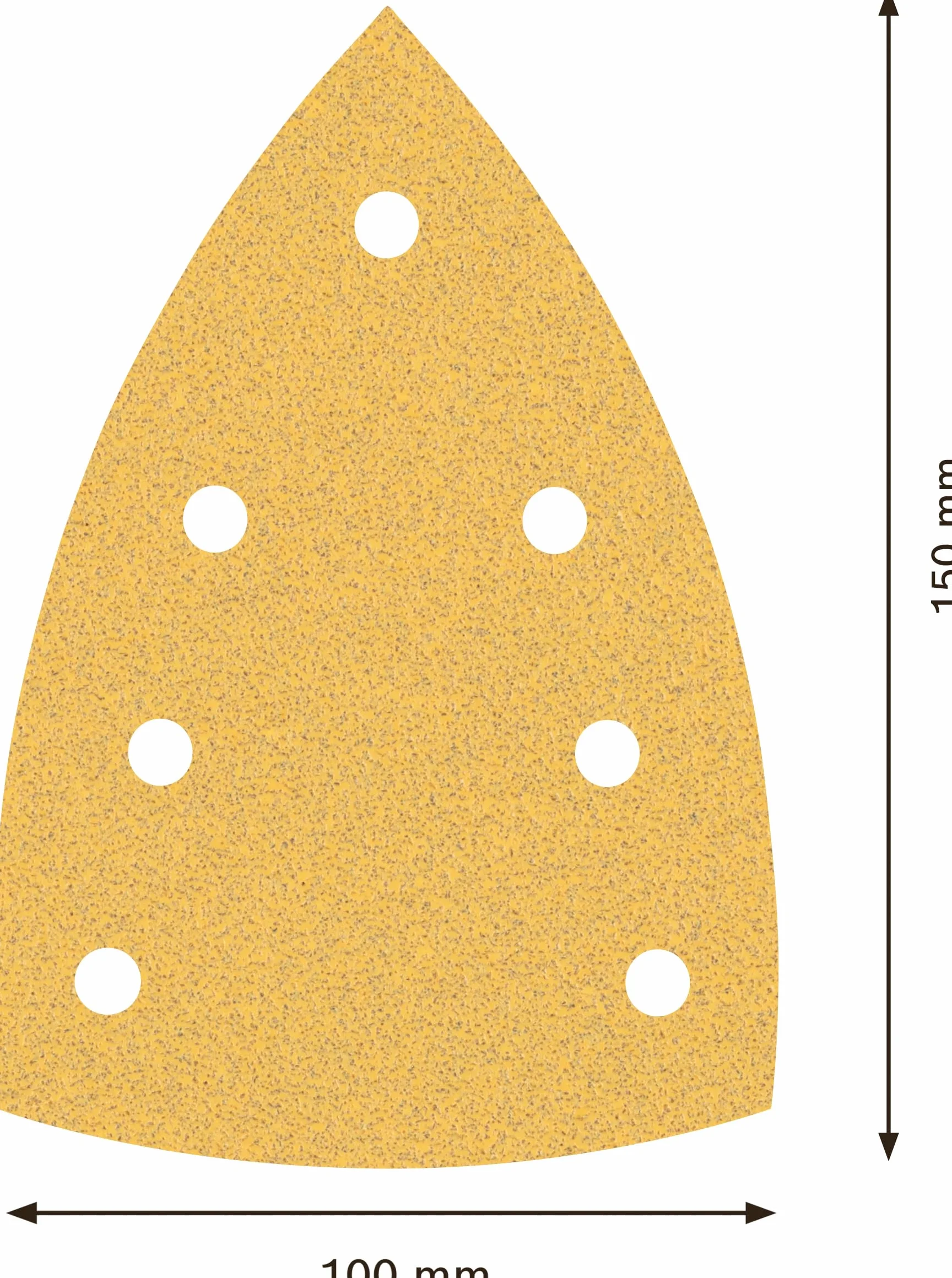 Bosch Professional 10x Lijas Expert C470 con 7 agujeros (para Madera dura, Pintura sobre madera, 100 x 150 mm, grano 80, accesorios Multilijadora)