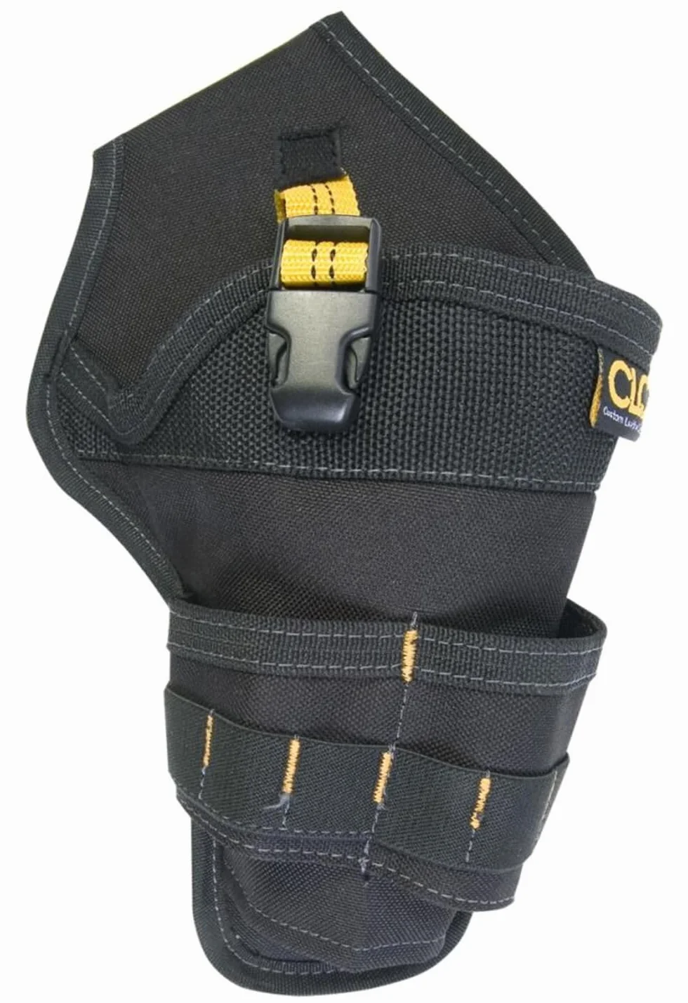 Deluxe Cordless Poly Drill Holster, Black (7.25 x 1.75 x 12.5 Inches)