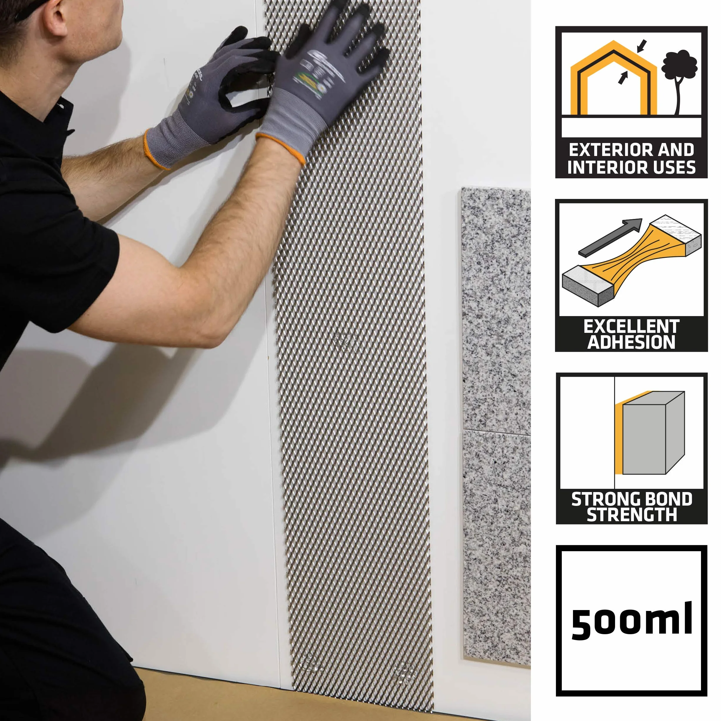 Everbuild EVBCONSPRAY5 - Conspray5 Palillo De 2 Spray Adhesivo De Contacto 500 Ml