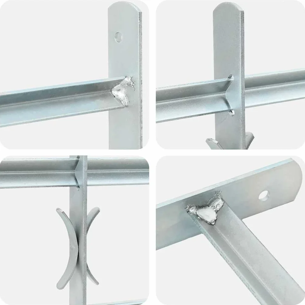 Genérico Reja de Seguridad Ajustable Ventana con 2 RAS 1000-1500 mm,Bricolaje,Materiales de construcción,Ventanas,Plateado,4.8 kg,141381