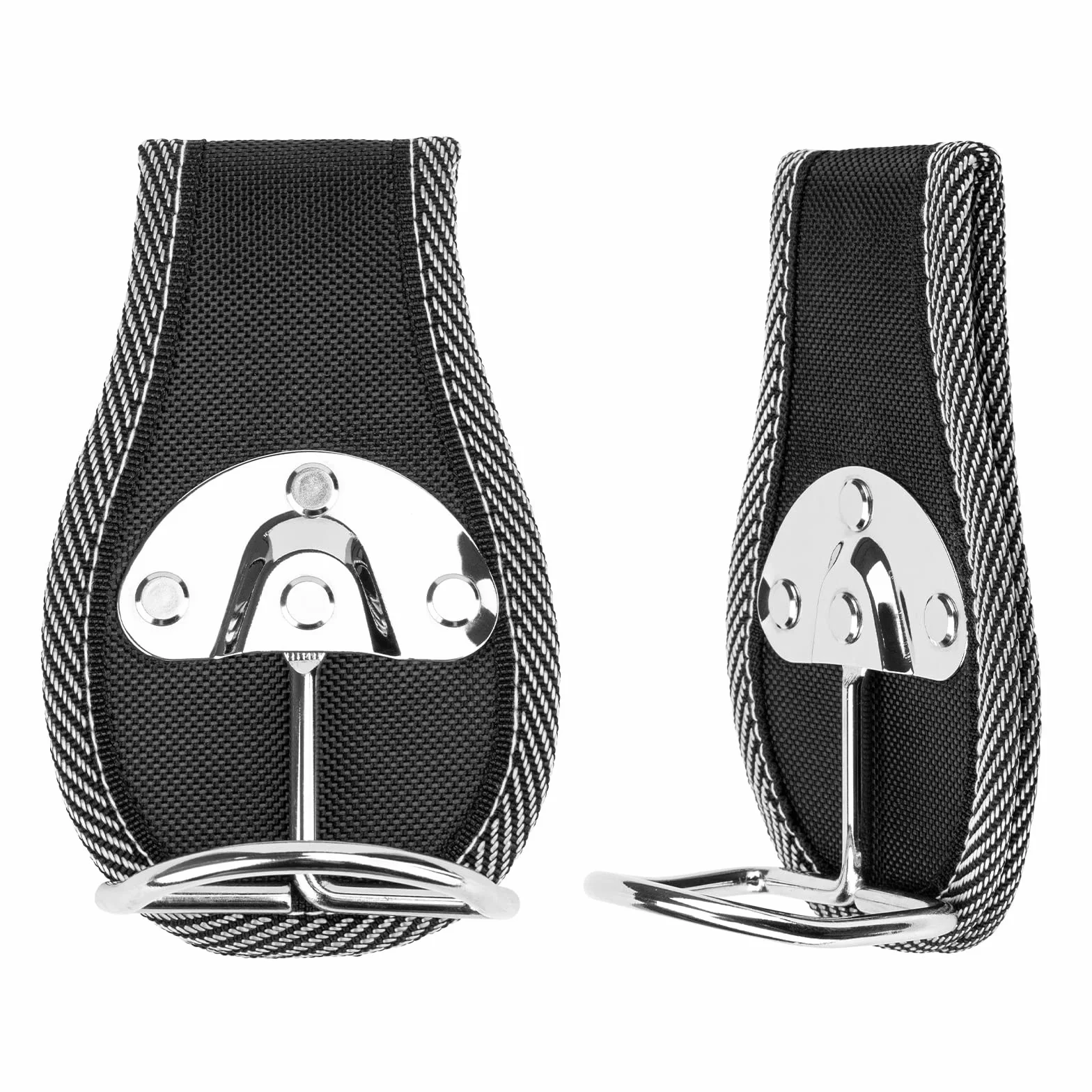Linkidea Paquete 2 Lazos para Martillo, Soporte para Herramienta en Cinturón, Funda para Herramientas de Acero (Negro)