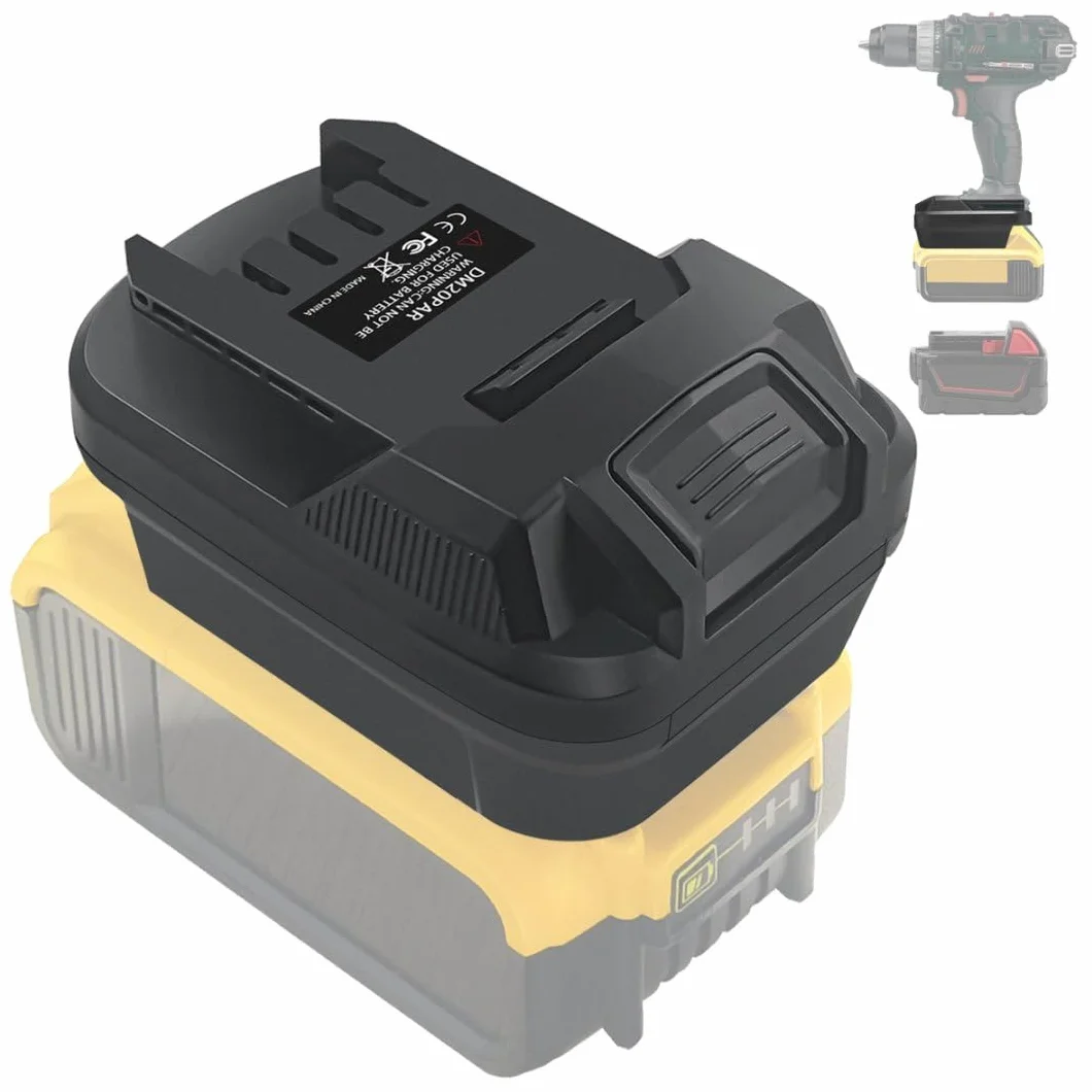 DM20PAR para Dewalt - Adaptador de batería de 20 V para herramientas eléctricas Parkside, convertidor para Dewalt para Milwaukee 18 V batería funciona en Parkside 20 V