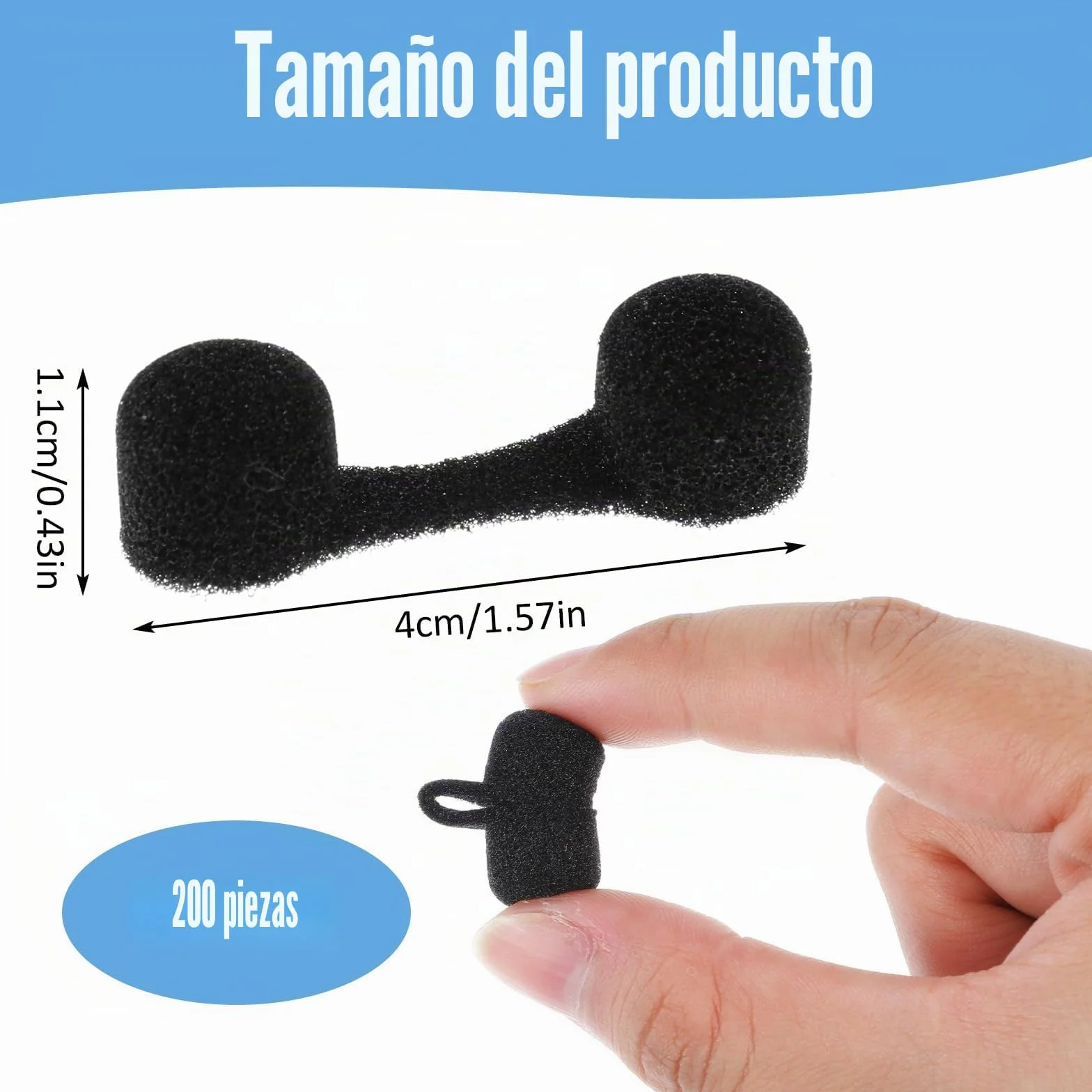Dimeho 200 filtros desechables de tapón de nariz, filtros de polvo de nariz a granel, filtros de fosas nasales para bronceado, soldadura, polvo, alergias, polvo, áreas de construcción (negro)