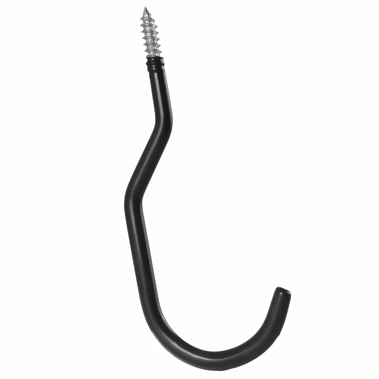 Maclean Pack de 2 Ganchos de Techo Soporte para Bicicletas, Acero Recubrimiento de Caucho, 10 kg