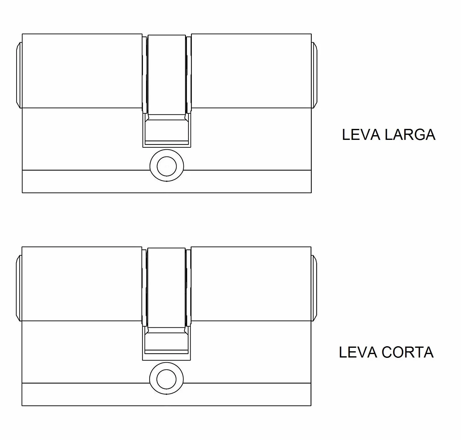 TESA T6353030N: Cilindro europeo T60, 30 x 30 mm, acabado niquelado, compatible con cerraduras de perfil europeo, uso residencial y comercial, instalación sencilla, sustitución y obra nueva