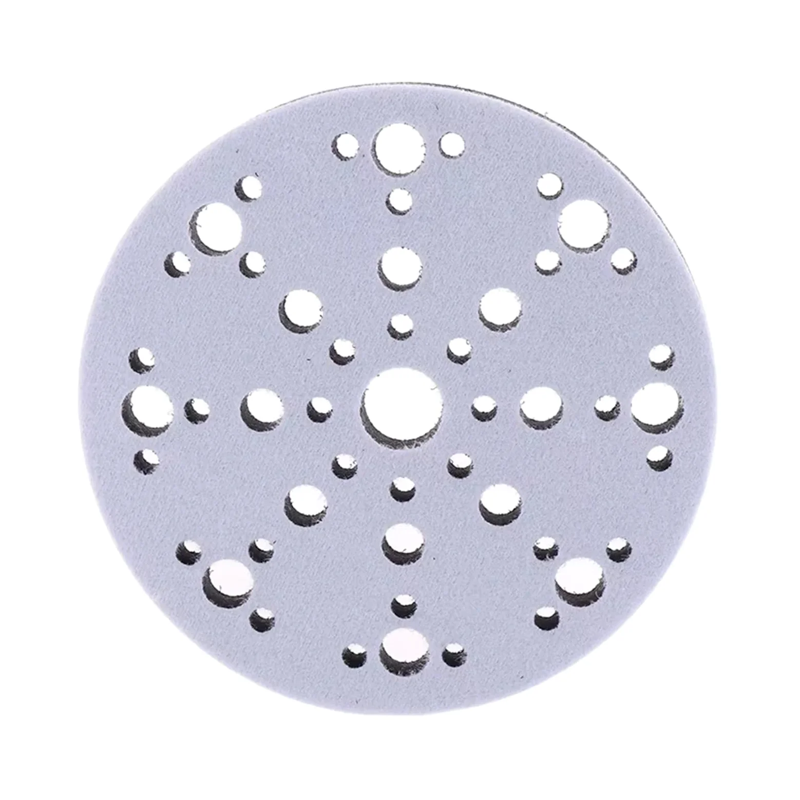 Almohadilla de interfaz esponja suave 6 pulgadas, 150mm, 49 agujeros for almohadillas lijado, discos bucle gancho, amortiguador respaldo lijadora, 5 uds