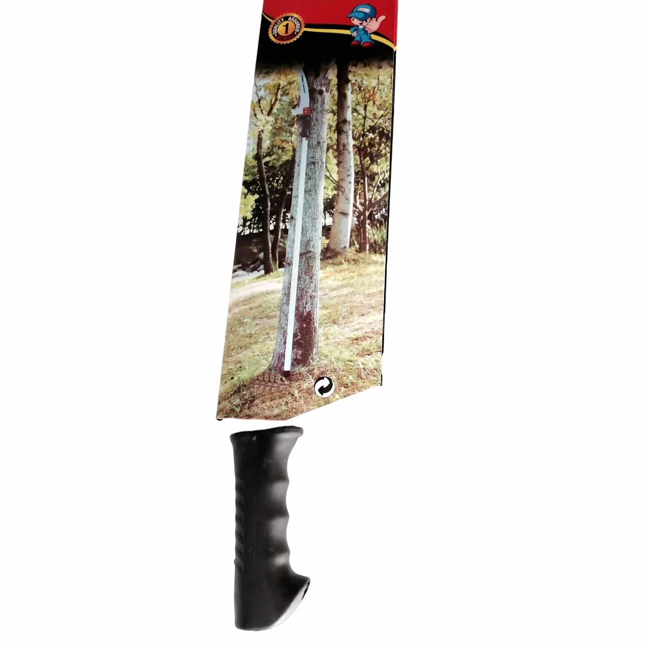 Serrucho de Poda Japonés con Gancho para Pértiga – Sierra Curva Profesional para Podar Árboles y Ramas Altas – Hoja Dentada de Acero