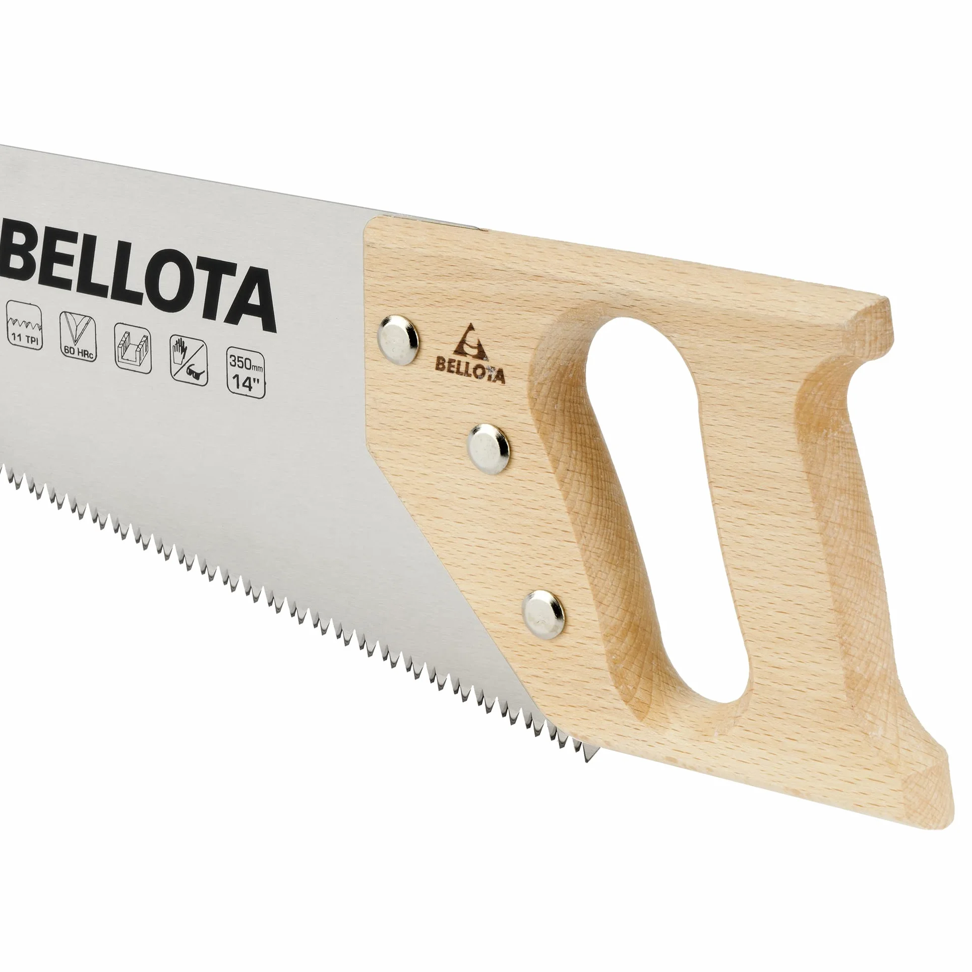 Bellota 4551-14 - Serrucho, sierra de carpintero con dentado japonés