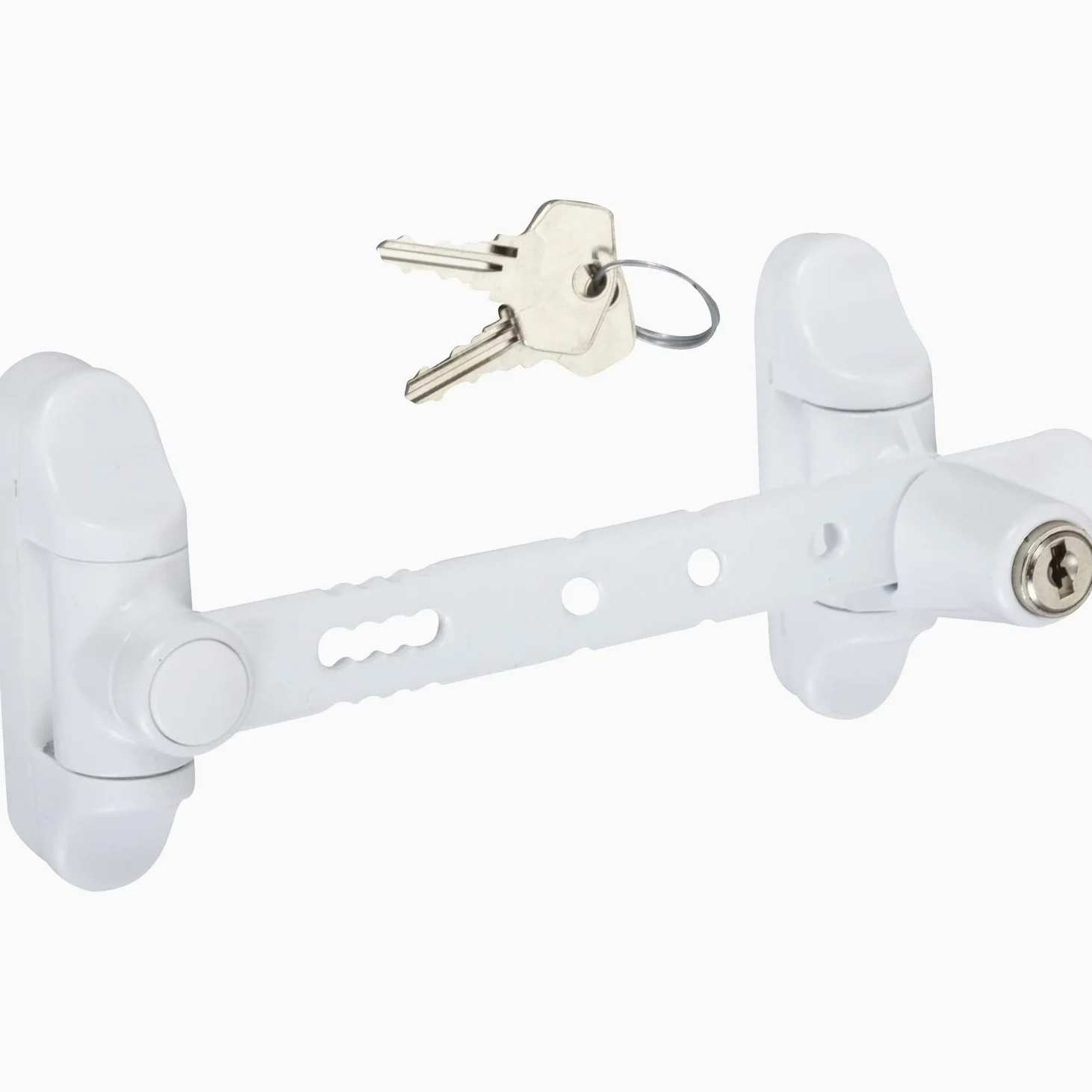 Socona l6 C – Cierre con llaves para ventanas, color blanco
