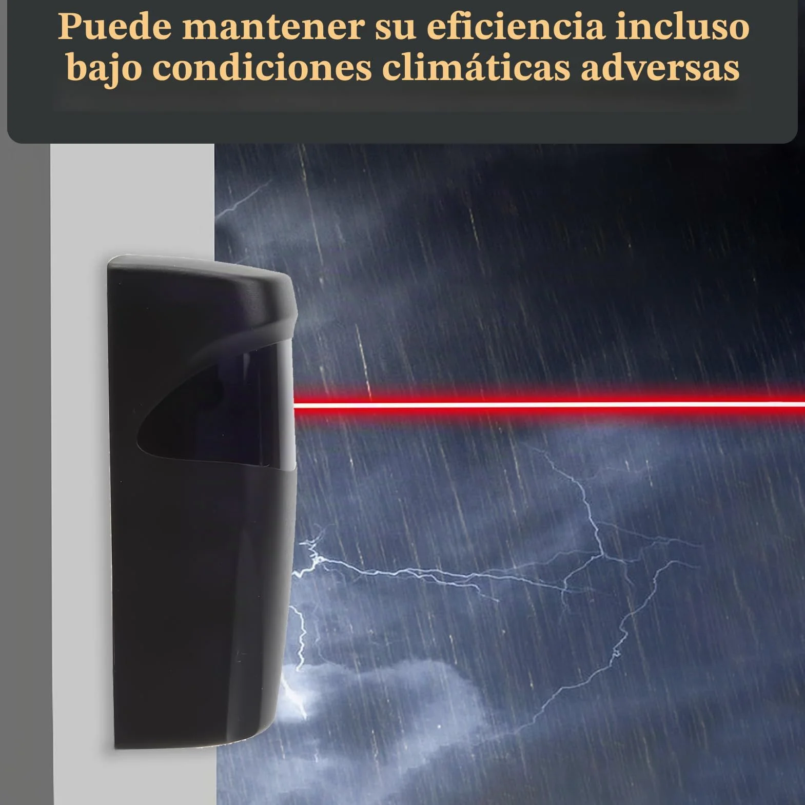 Fotocelula Puerta Garaje, Fotocelula Puerta Garaje, Fotocélulas de Seguridad para Sensor Automático de Puerta, Compatible con Sistemas de Portones y Garajes, 12V/24V AC DC, IP55