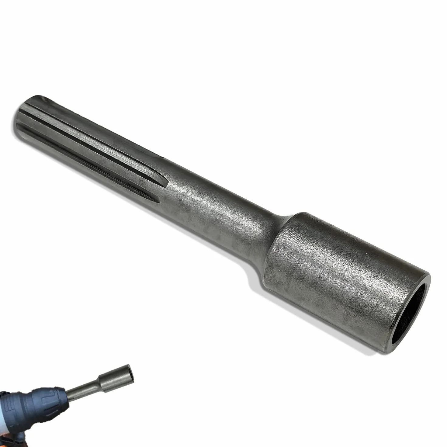 SDS-MAX Professional - Empujador de clavos para tierra profunda (SDS Plus, juego de brocas SDS Plus, 162 x 28 mm, diámetro interior de 20,5 mm (SDS MAX Ø 20,5 mm)
